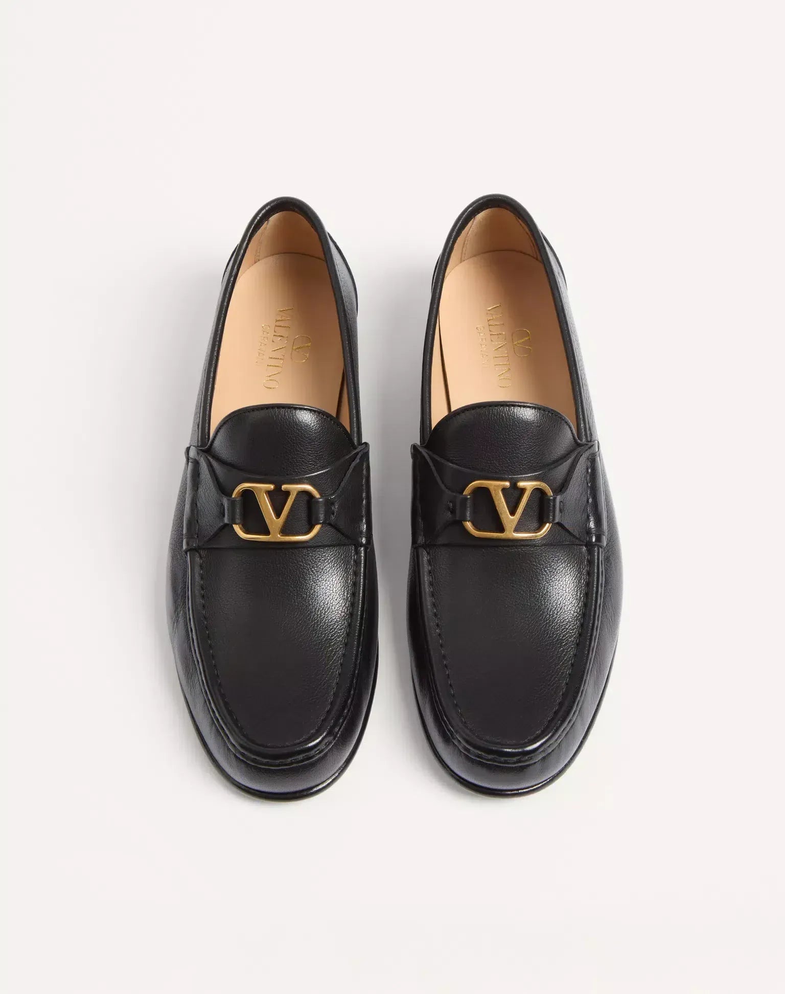 Valentino Garavani VLogo Signature Leather Loafers
