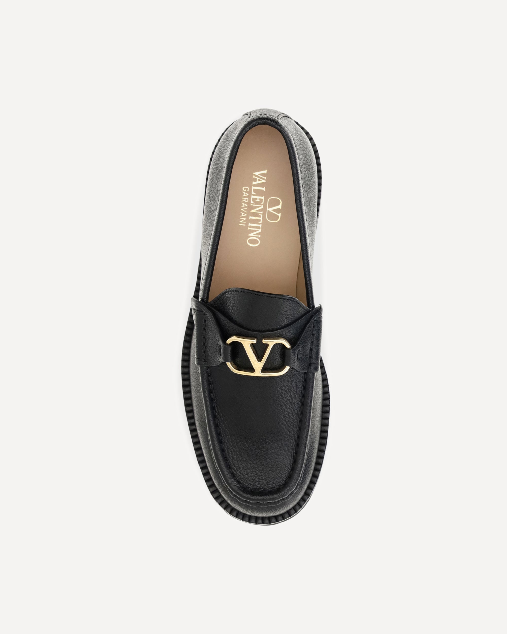 Valentino Garavani VLogo Signature Leather Loafers