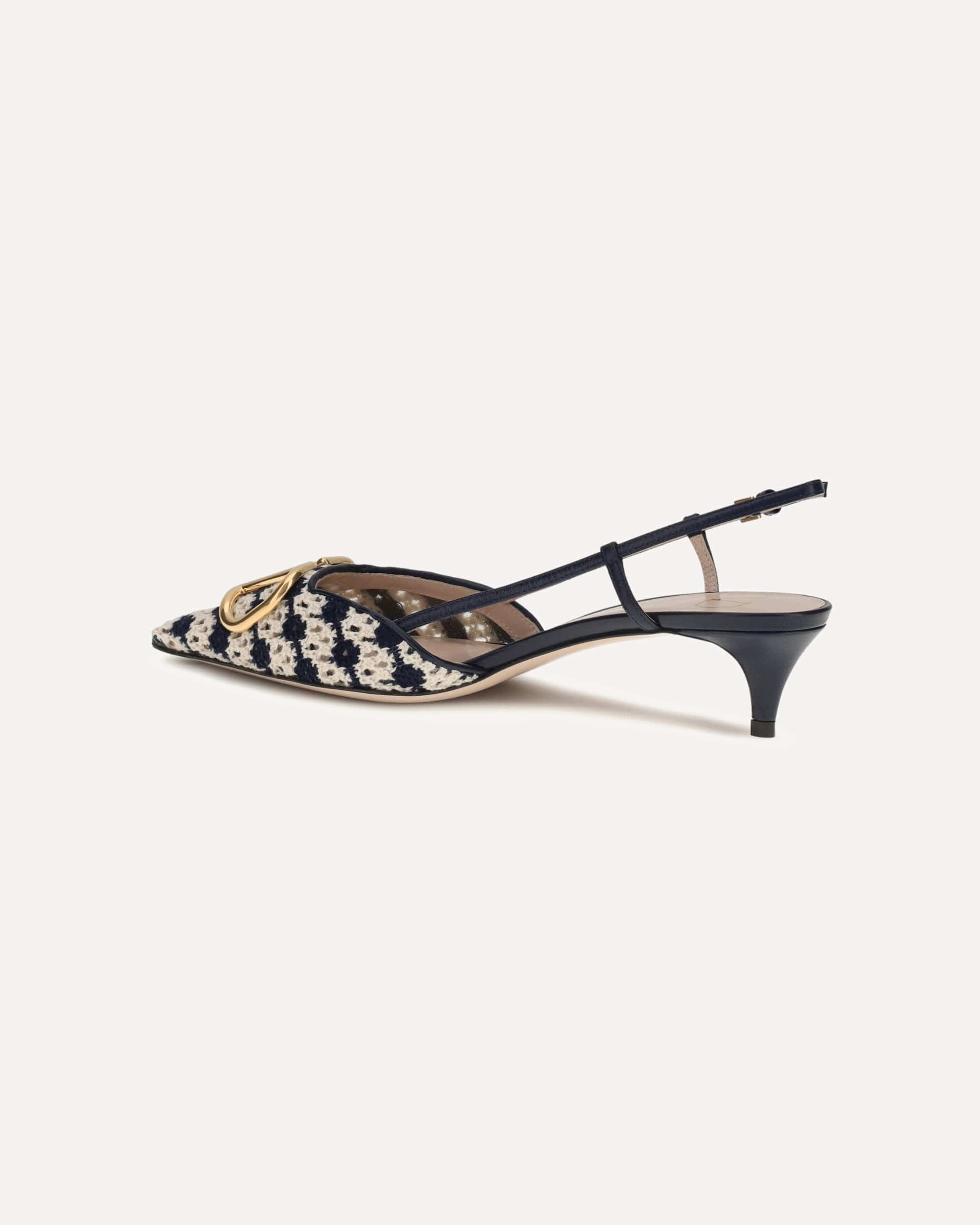 Valentino Garavani Vlogo Signature Slingback Pumps