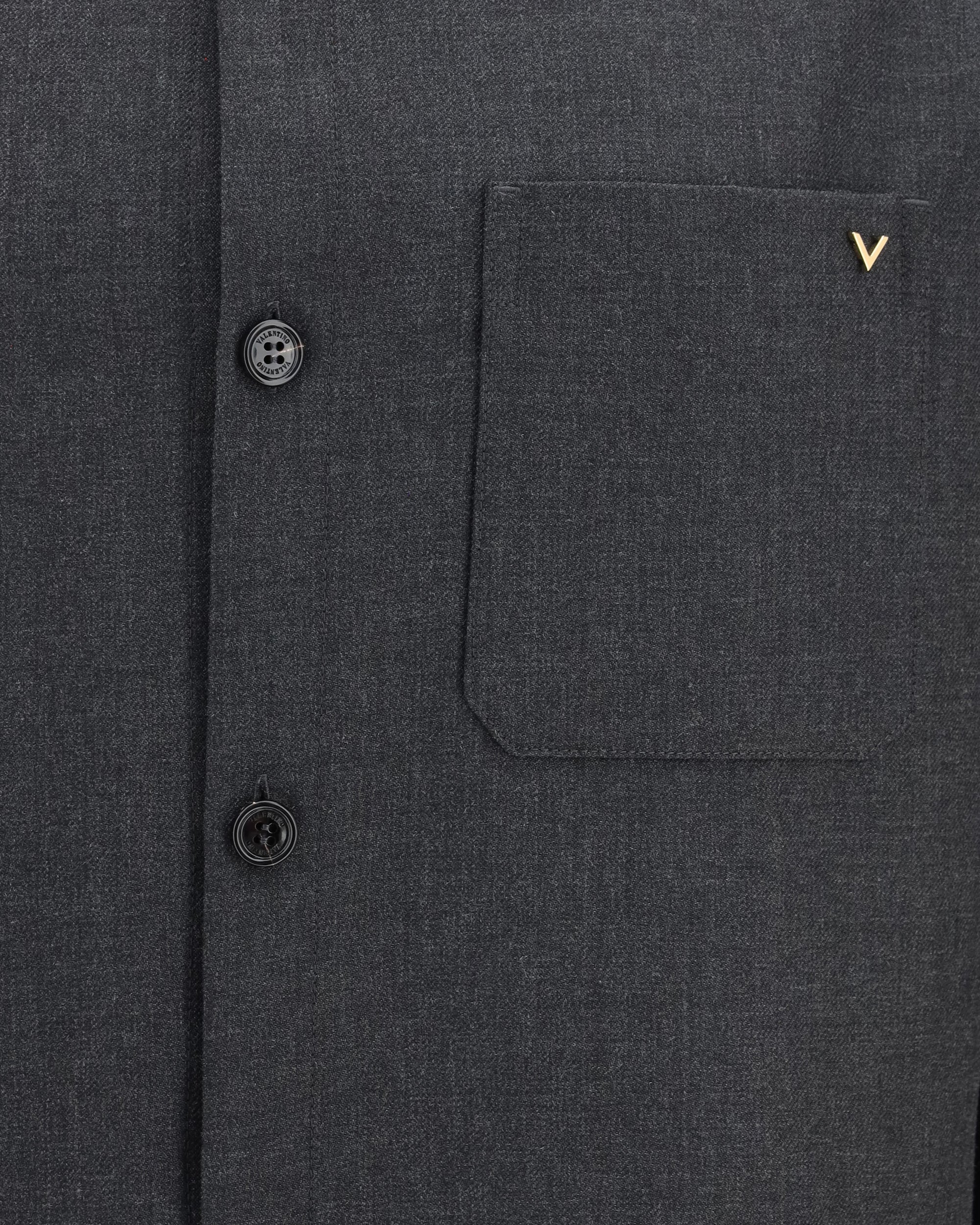 Valentino Garavani Vlogo Wool Blend Jacket