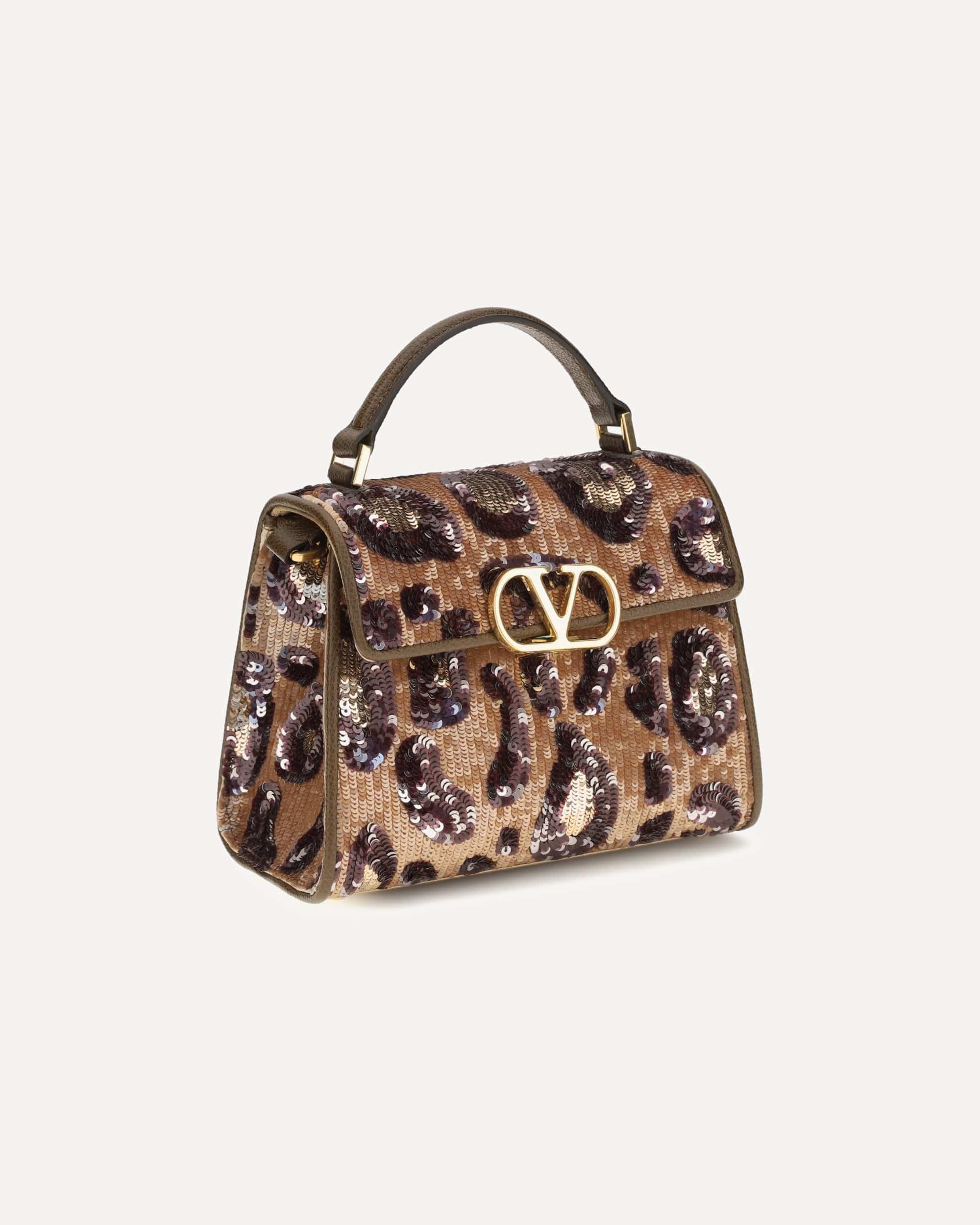 Valentino Garavani Valentino Garavani Vsling Embroidered Animalier Handbag