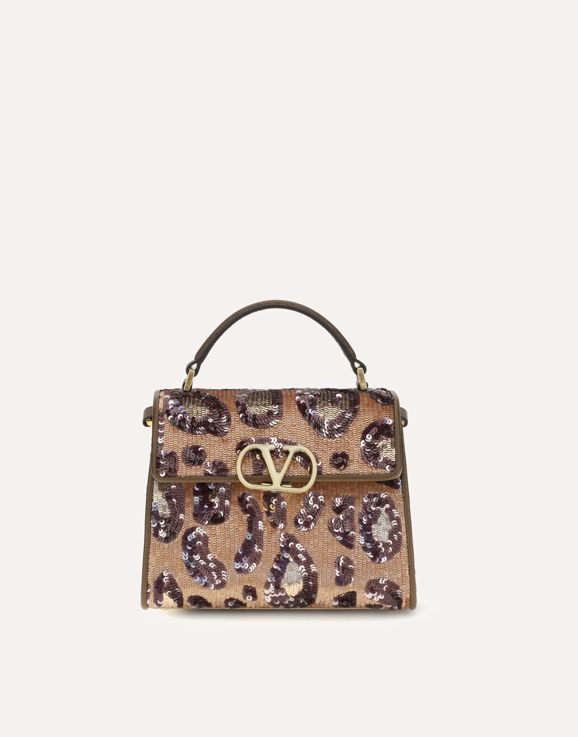 Valentino Garavani Valentino Garavani Vsling Embroidered Animalier Handbag