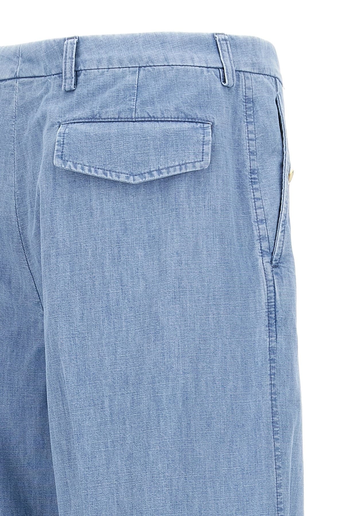 Valentino Garavani Valentino Garavani Wide-Leg Turn-Up Jeans