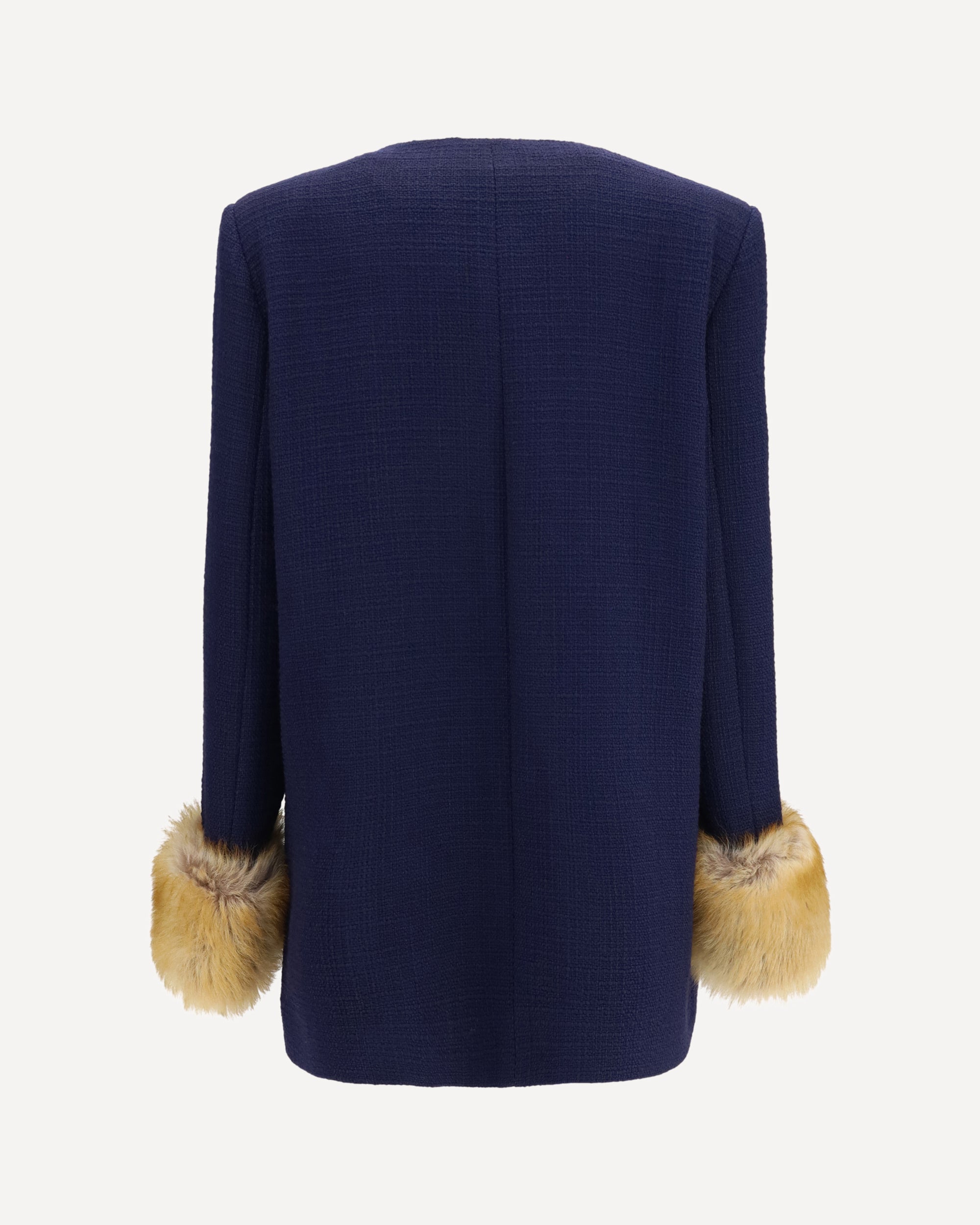 Valentino Garavani ウールツイードキャバンコート - alternate view