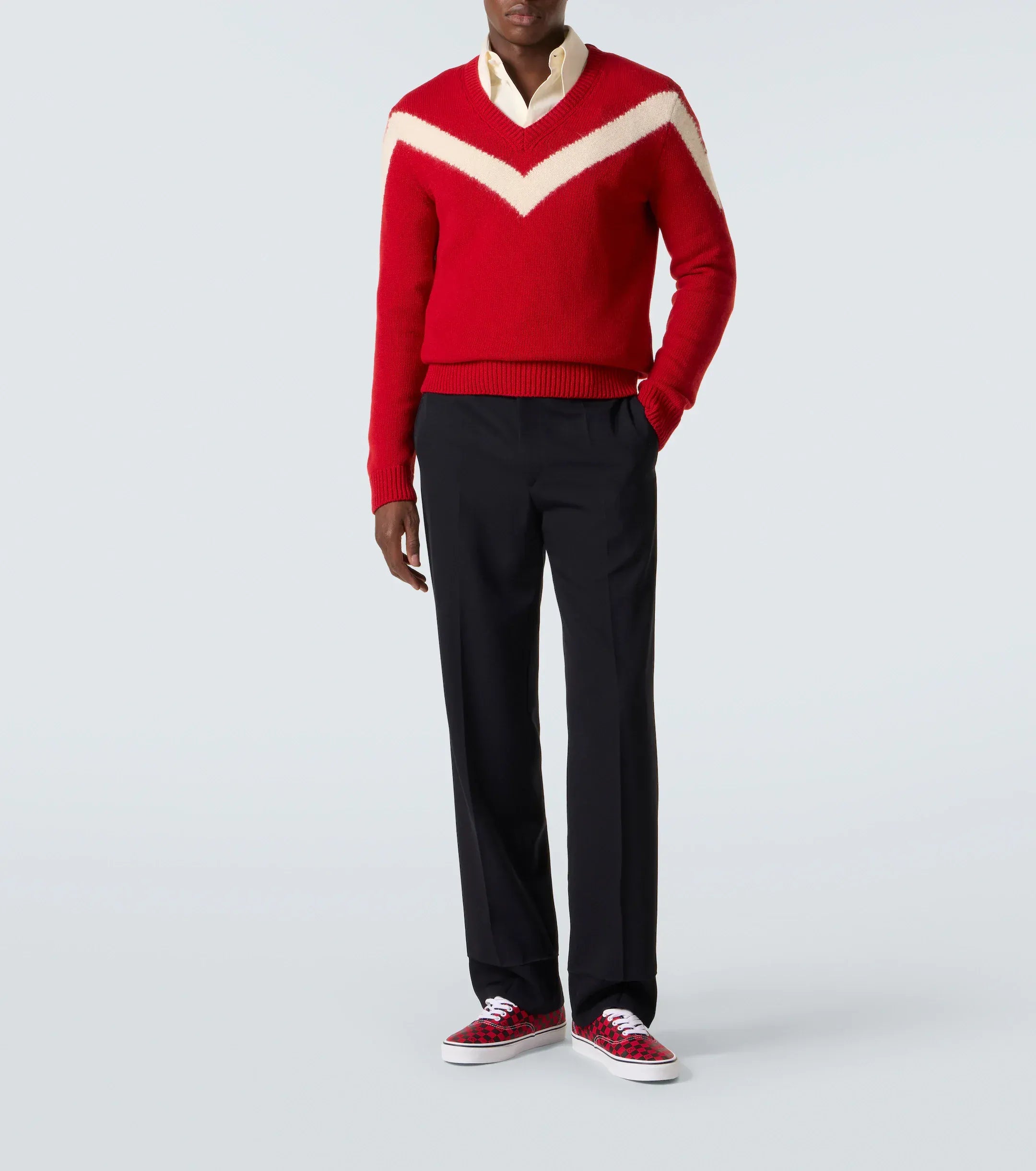Valentino Garavani x Vans VLogo Checkerboard-Print Low-Top Sneakers