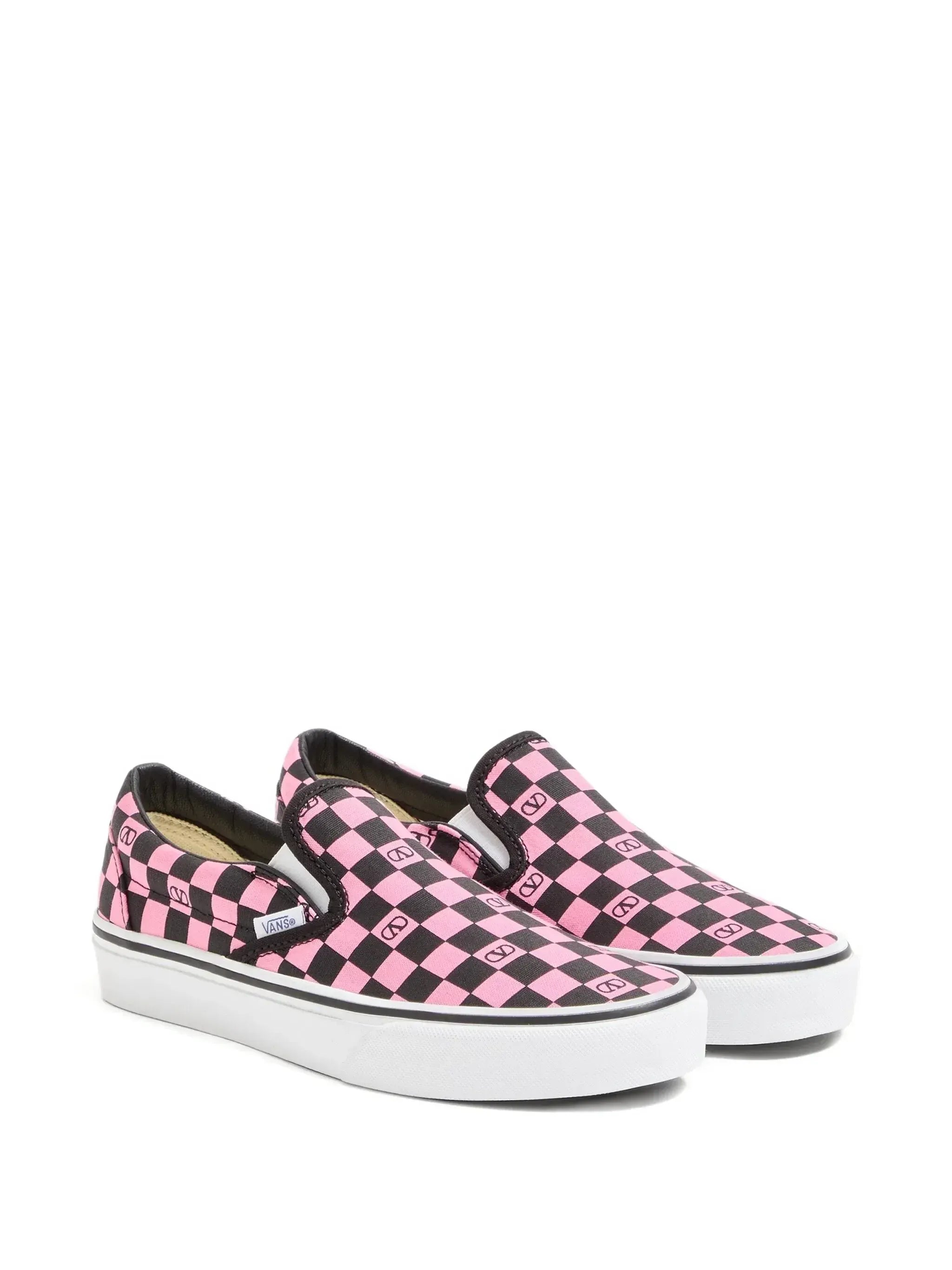 Valentino Garavani X Vans VLogo Checkerboard Slip-On Print Sneakers