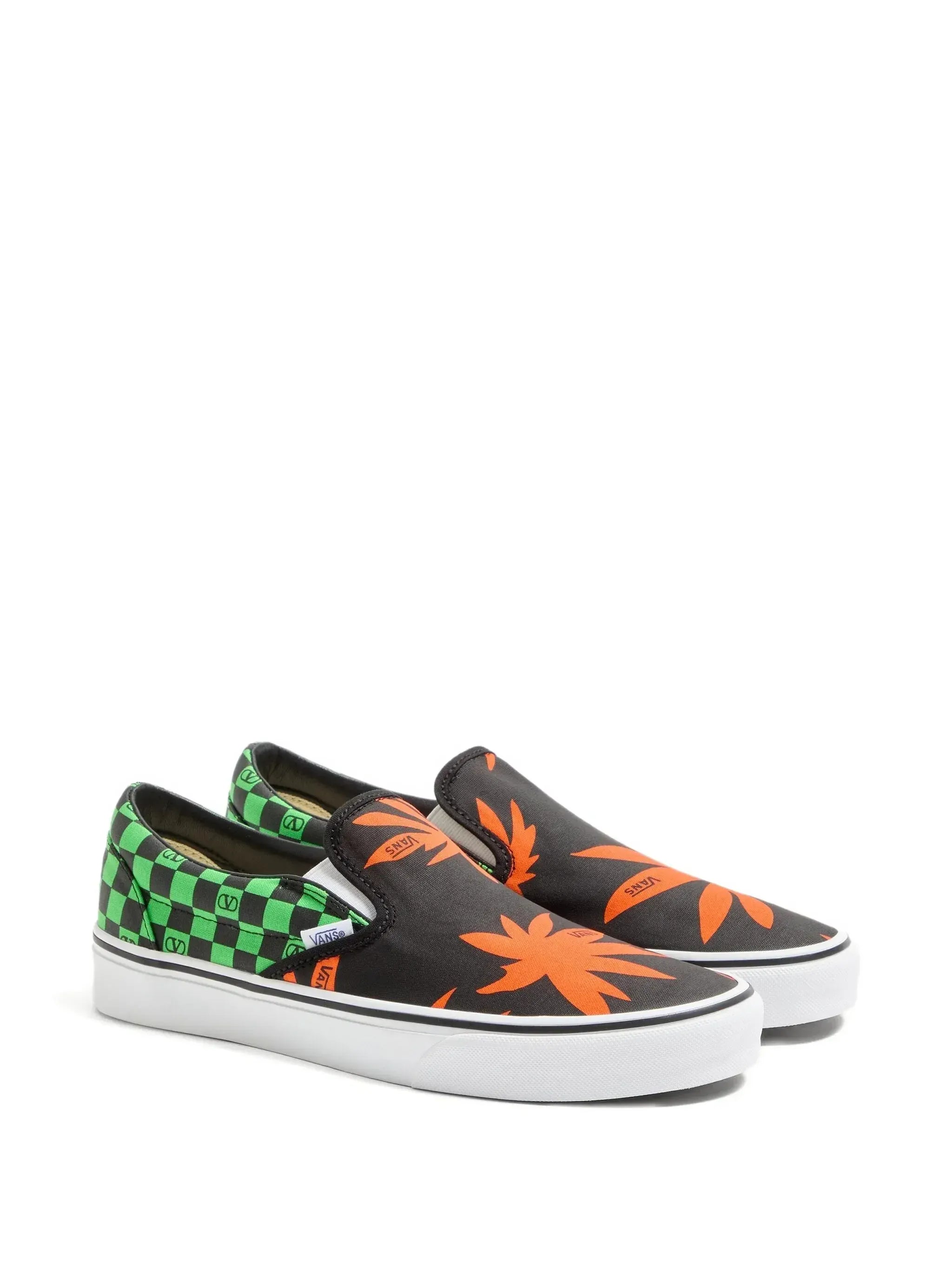 Valentino Garavani x Vans VLogo Printed Canvas Slip-On Sneakers
