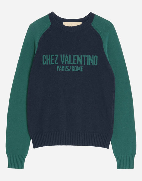 Valentino Jacquard Chez Valentino Sweater | Sendegaro CH