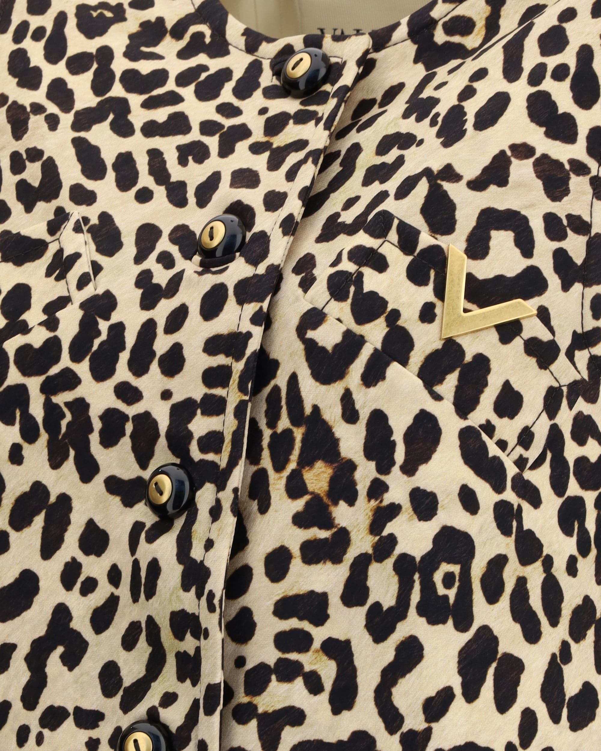 Valentino Leopard-Print Mini Dress