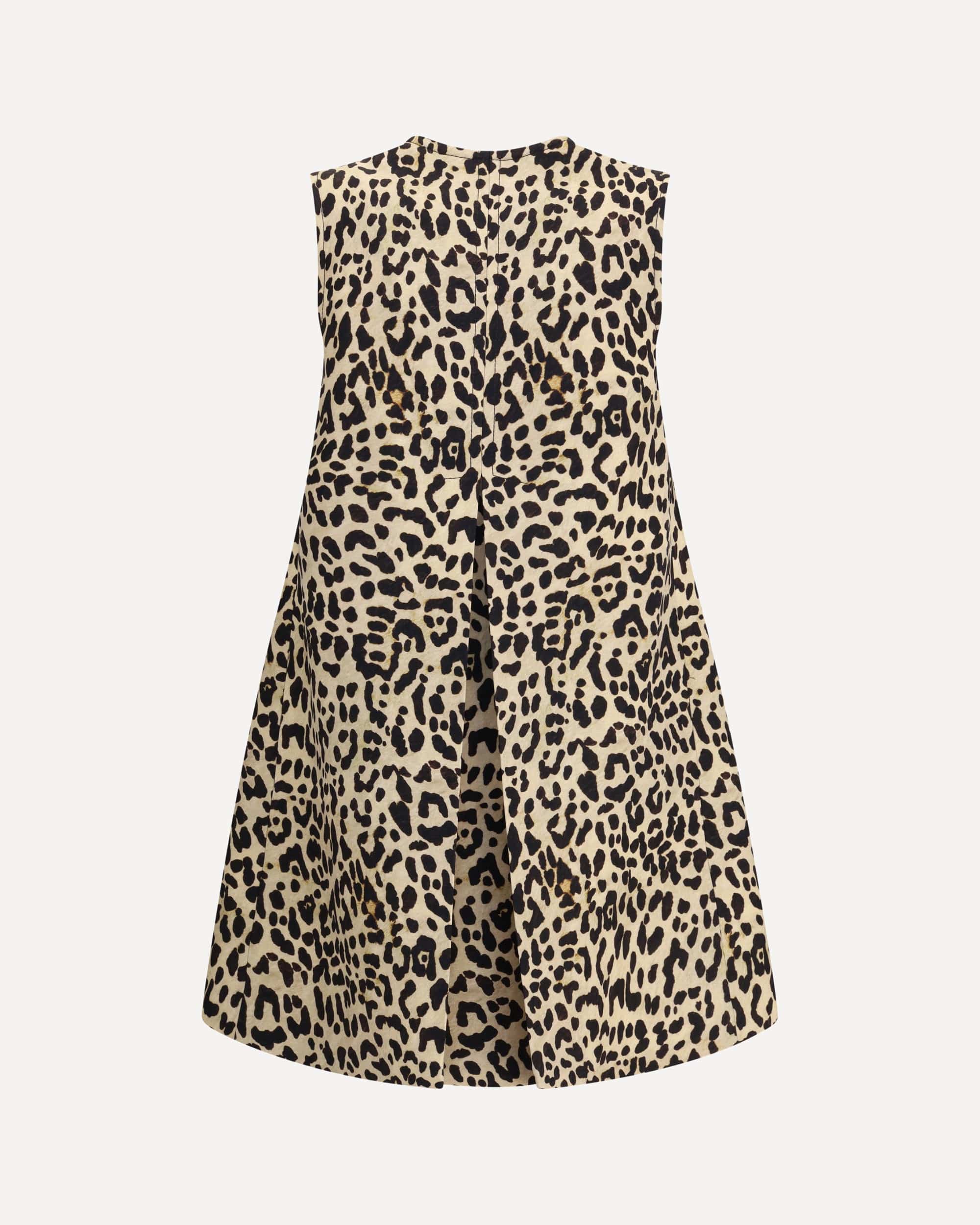 Valentino Abito mini lungo con stampa leopardata - alternate view