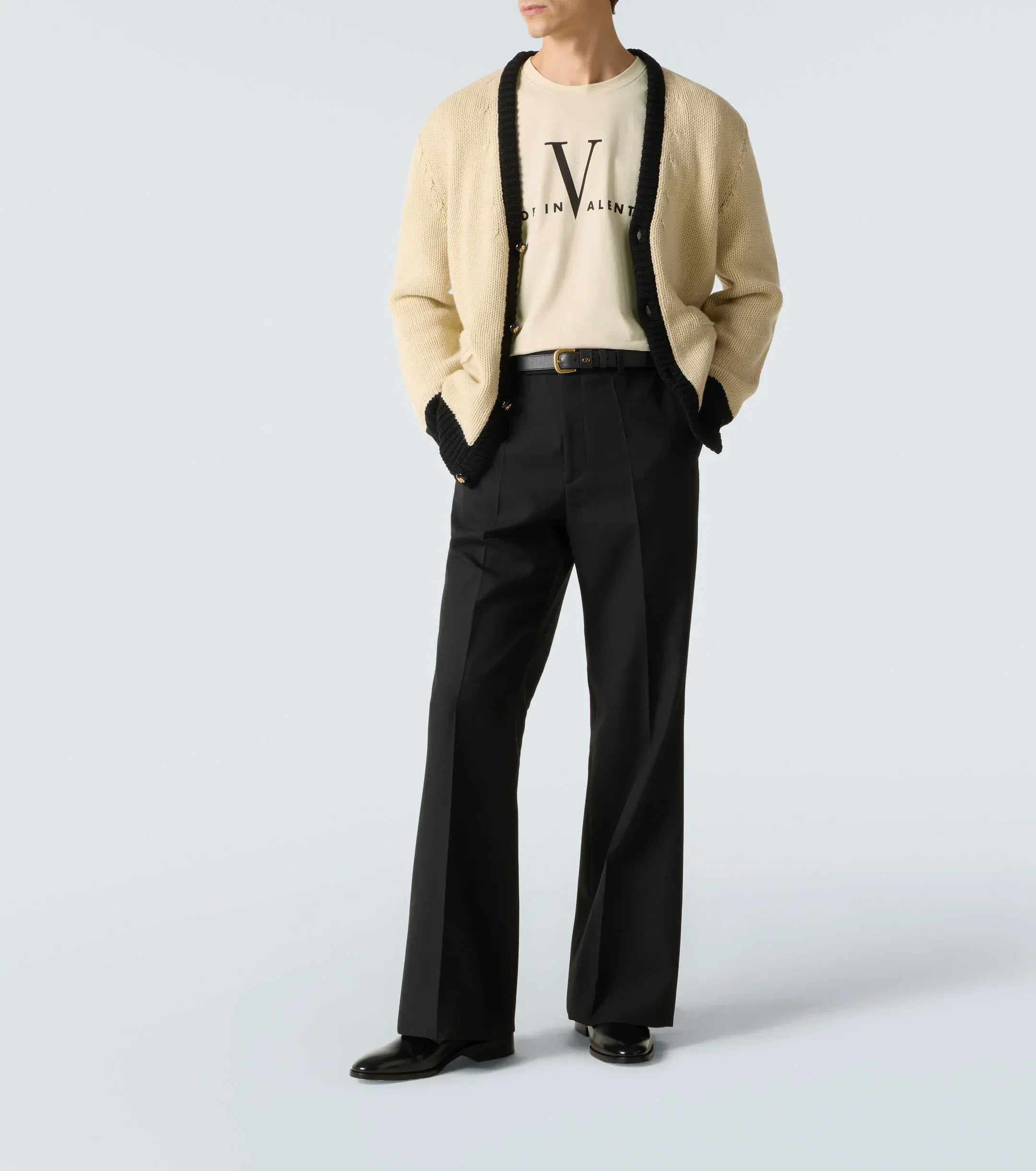 Valentino Logo Cotton Jersey T-shirt