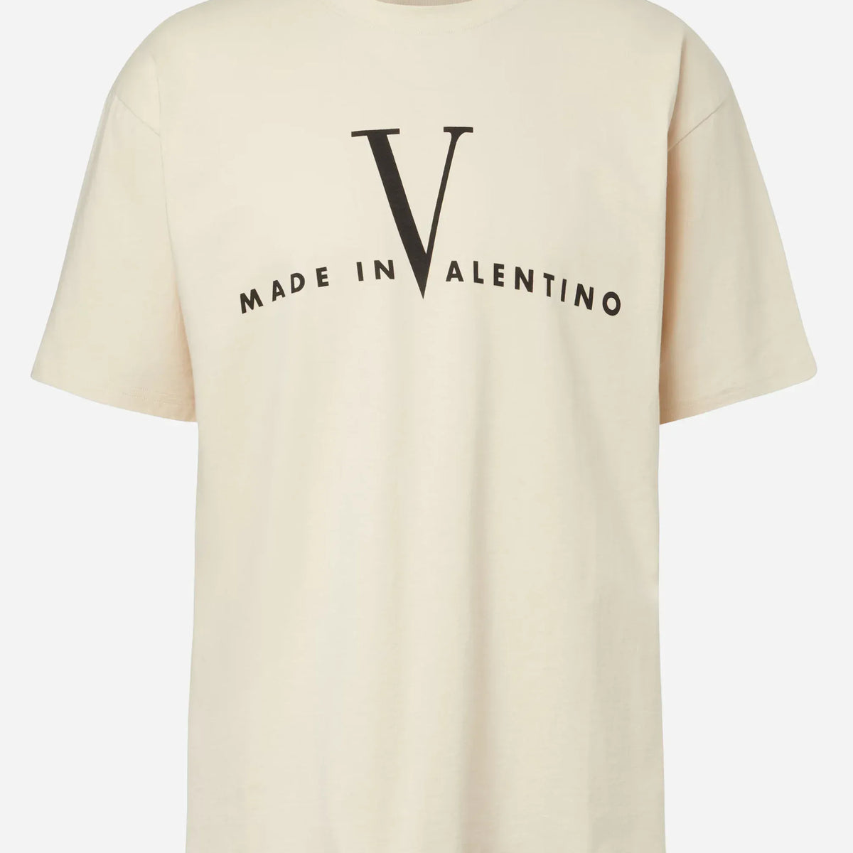VALENTINO Tシャツ Valentino Camiseta de Jersey de Algodão com Logo | Sendegaro BR