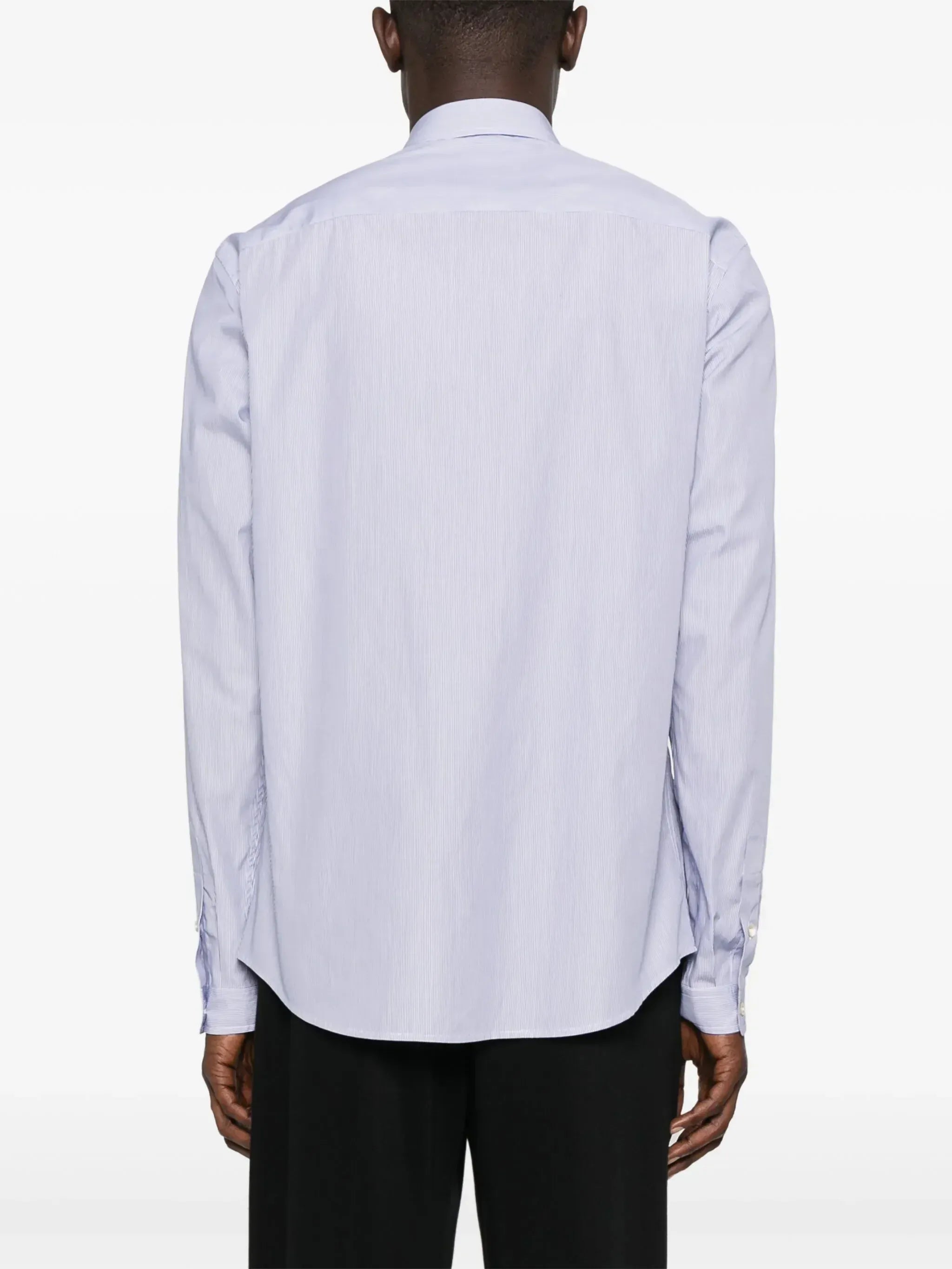 Valentino Logo Embroidery Striped Shirt