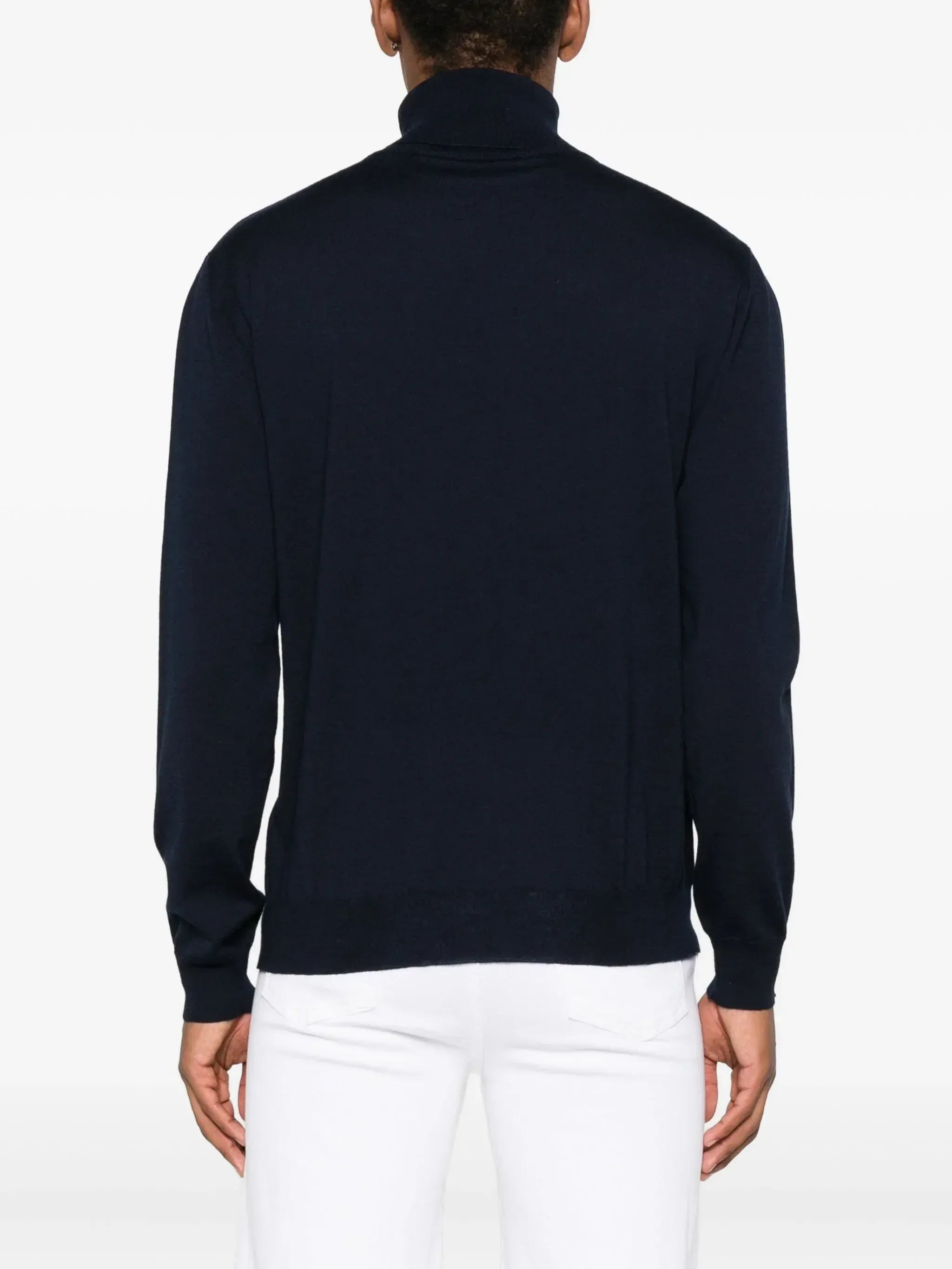 Valentino Logo-Embroidery Turtleneck Sweater
