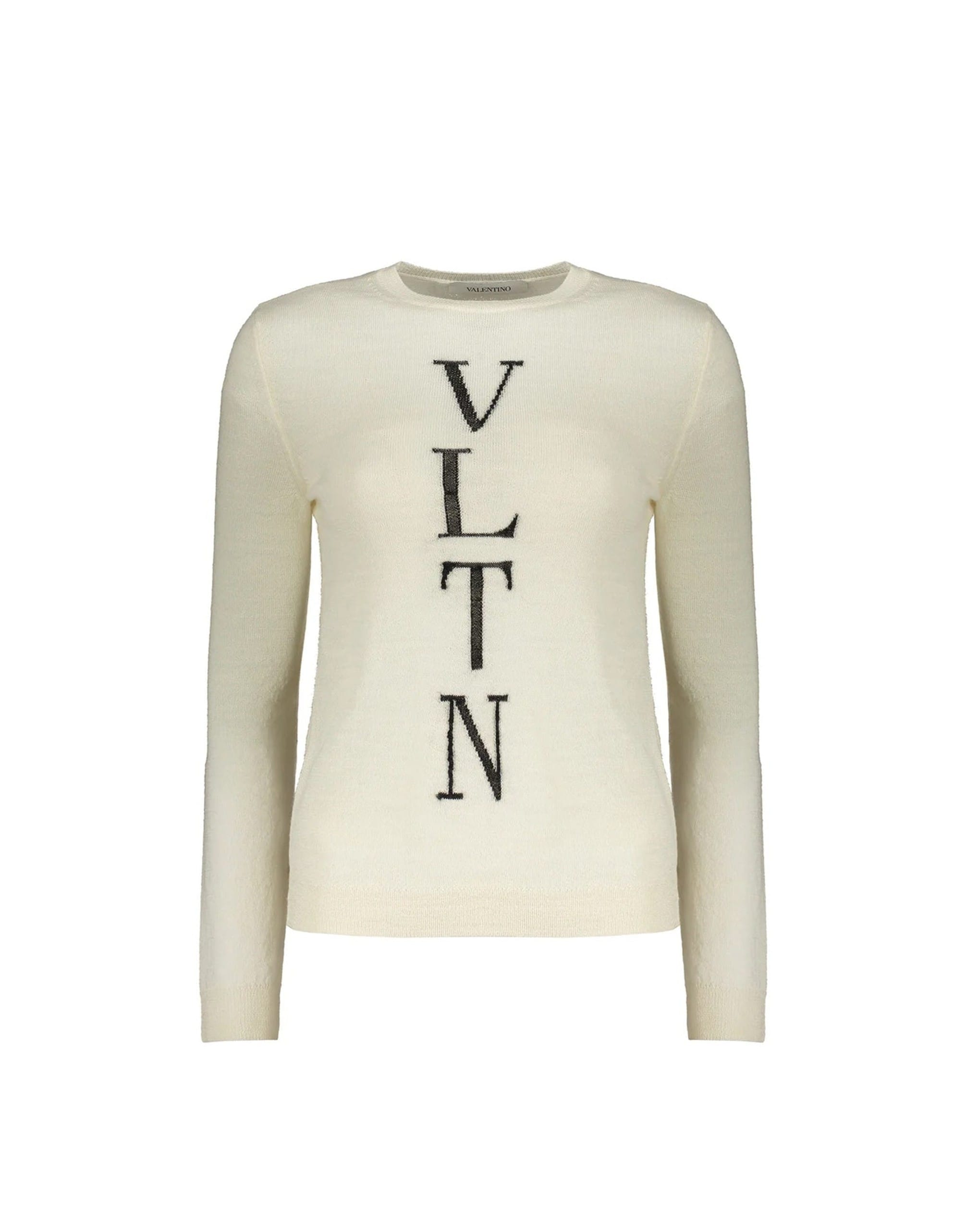 Valentino Logo Virgin Wool Sweater