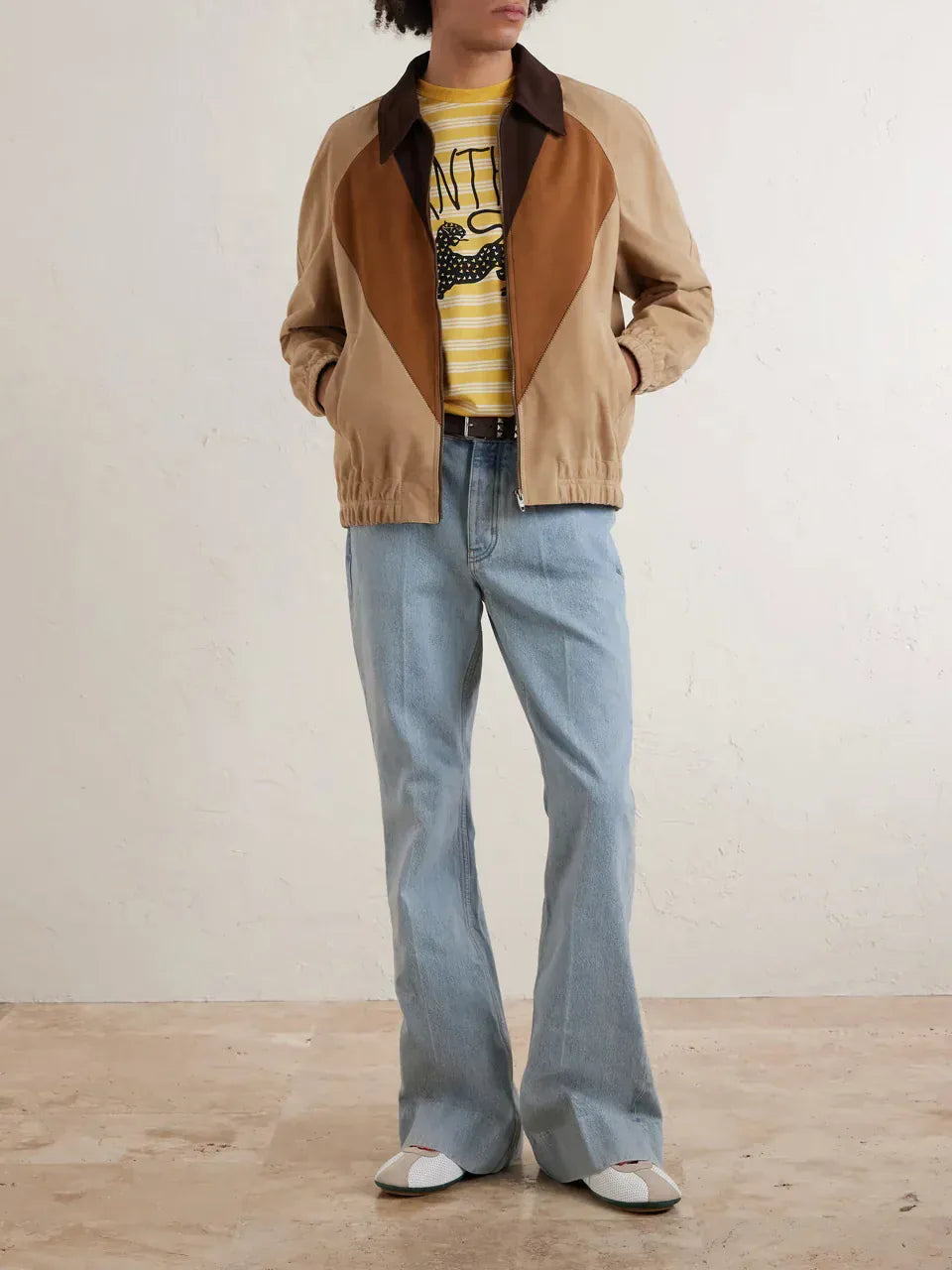 Valentino Panelled Suede Jacket