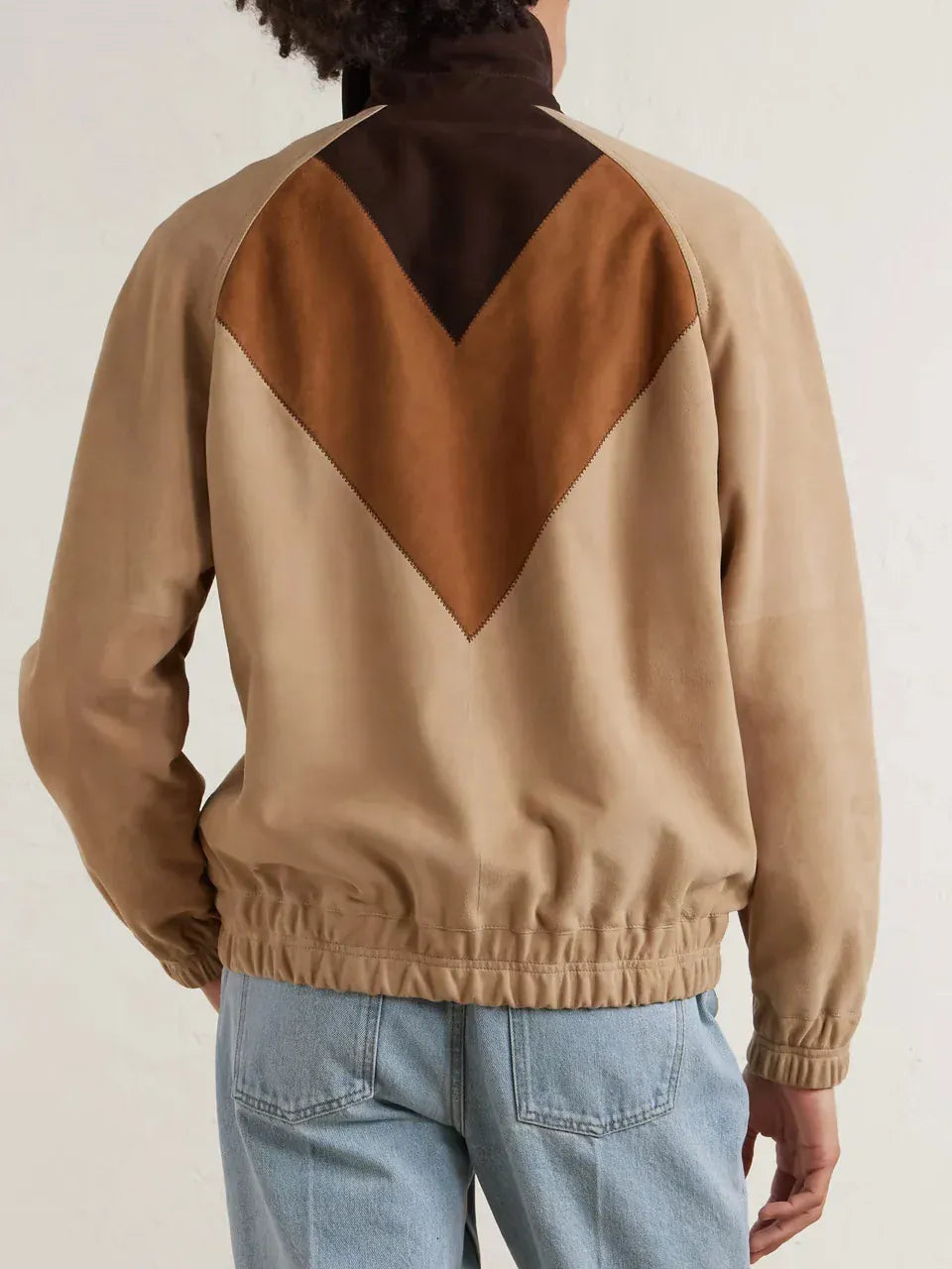 Valentino Panelled Suede Jacket