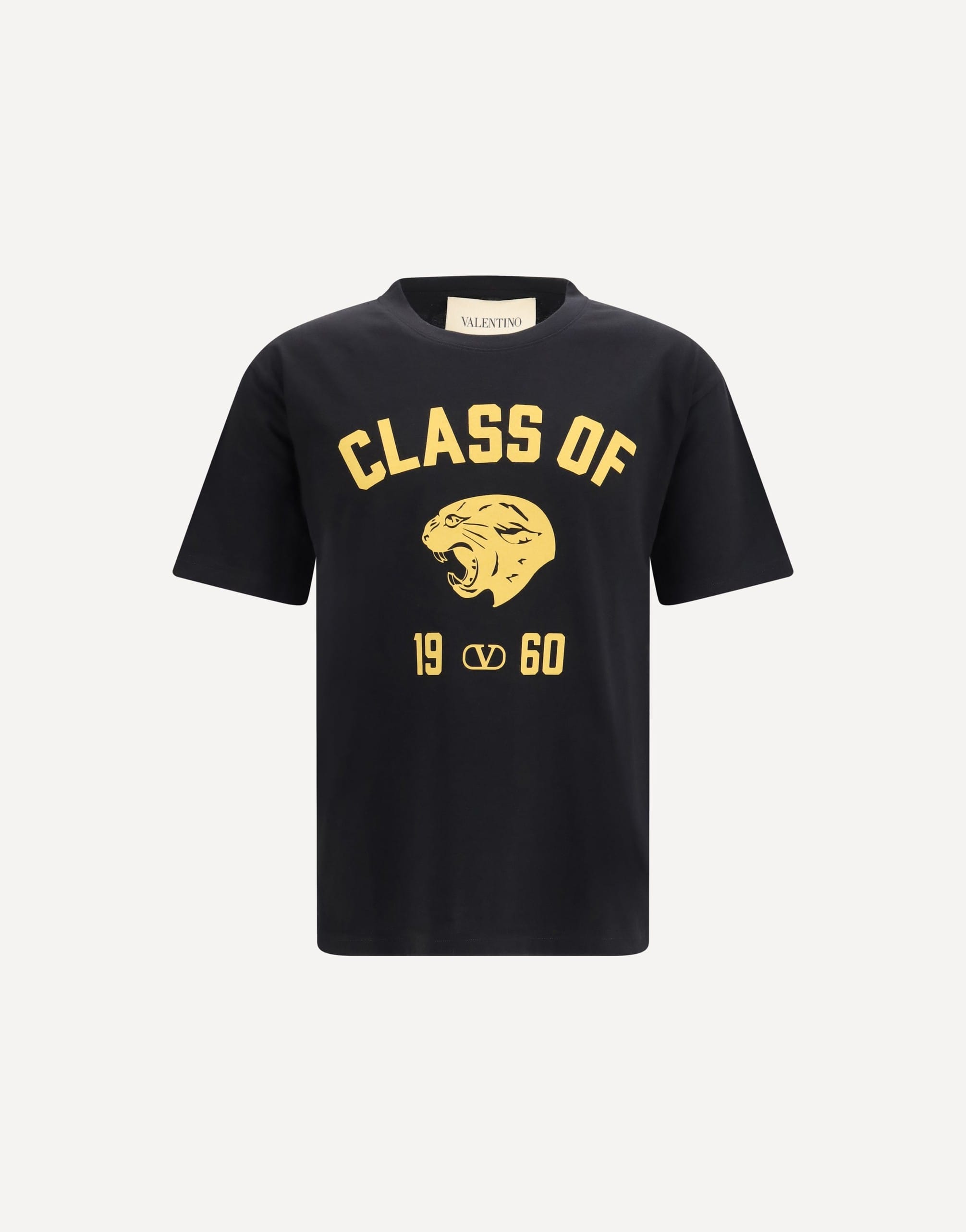 Valentino Valentino Panther Print Cotton T-Shirt