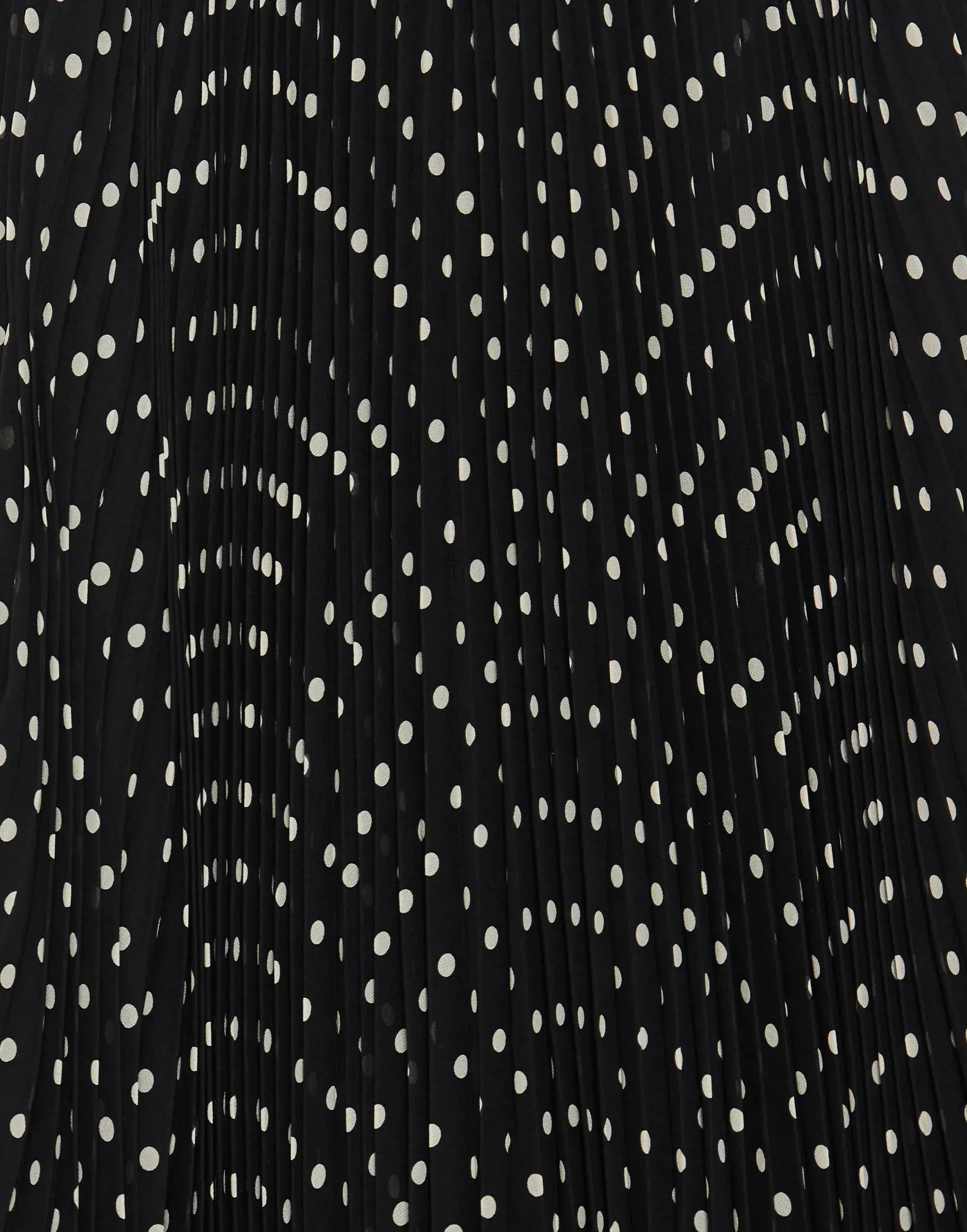 Valentino Polka Dot Grain De Poudre Midi Skirt