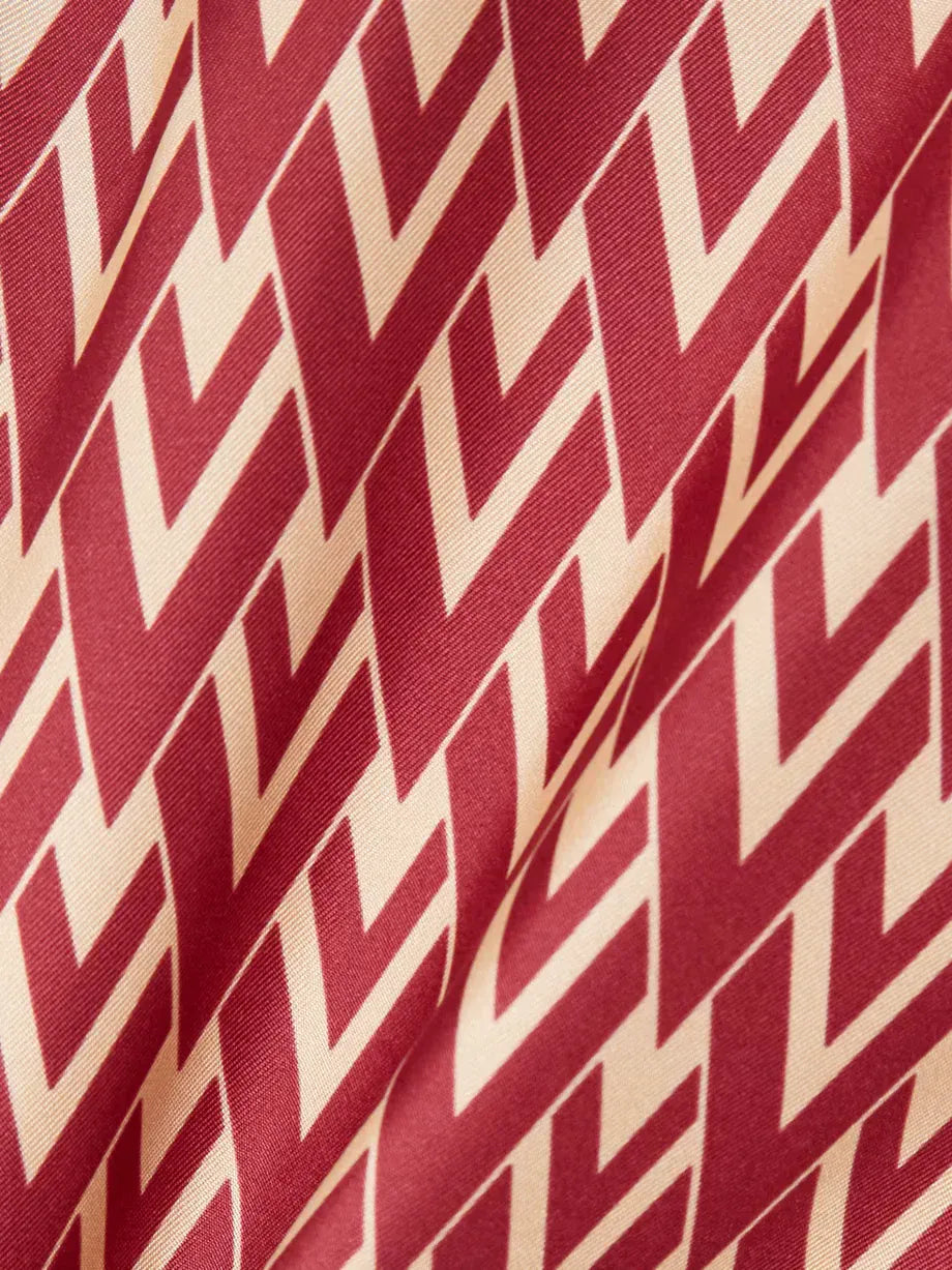 Valentino Printed Silk-Twill Shirt