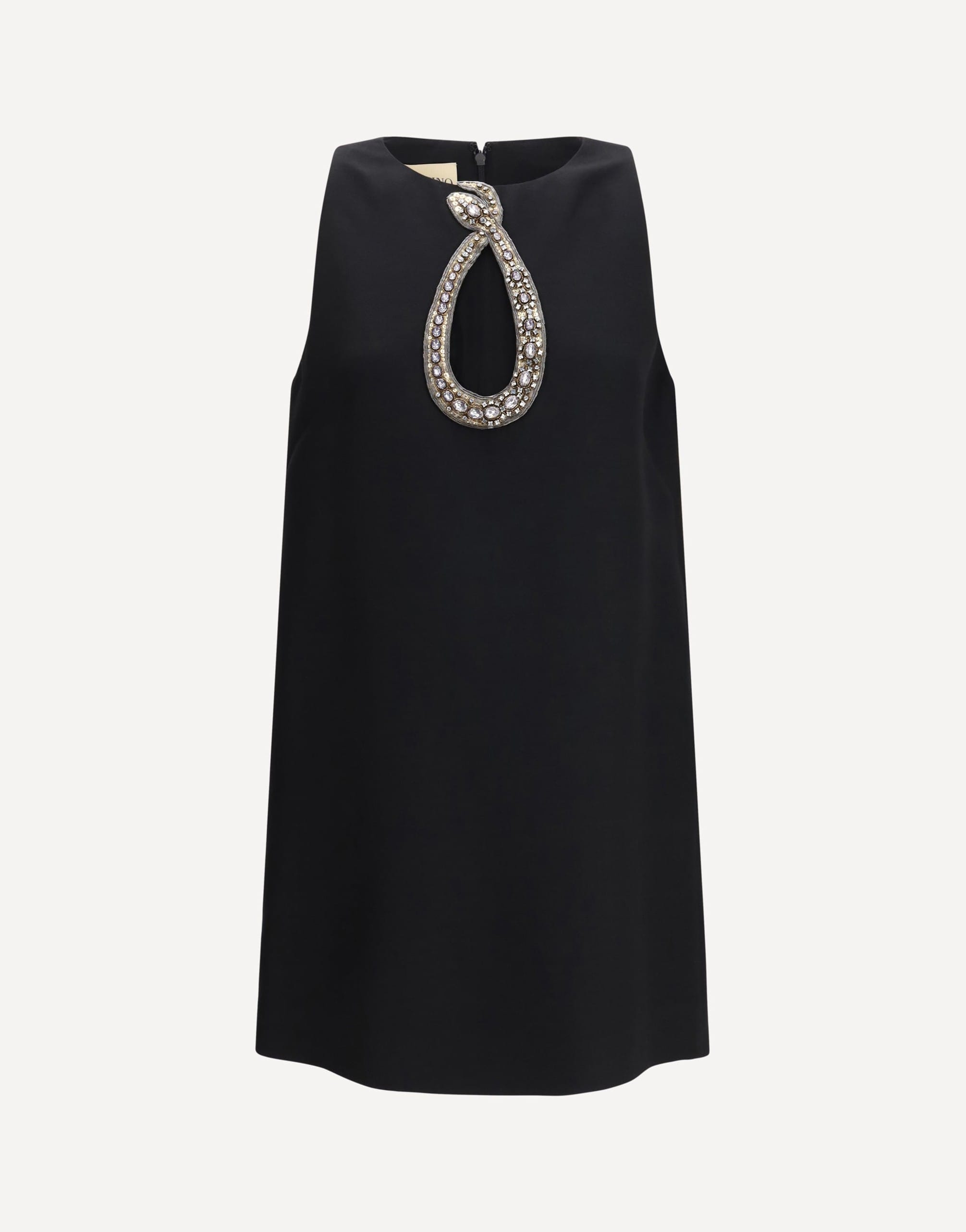 Valentino Valentino Short Crepe Couture Midi Dress