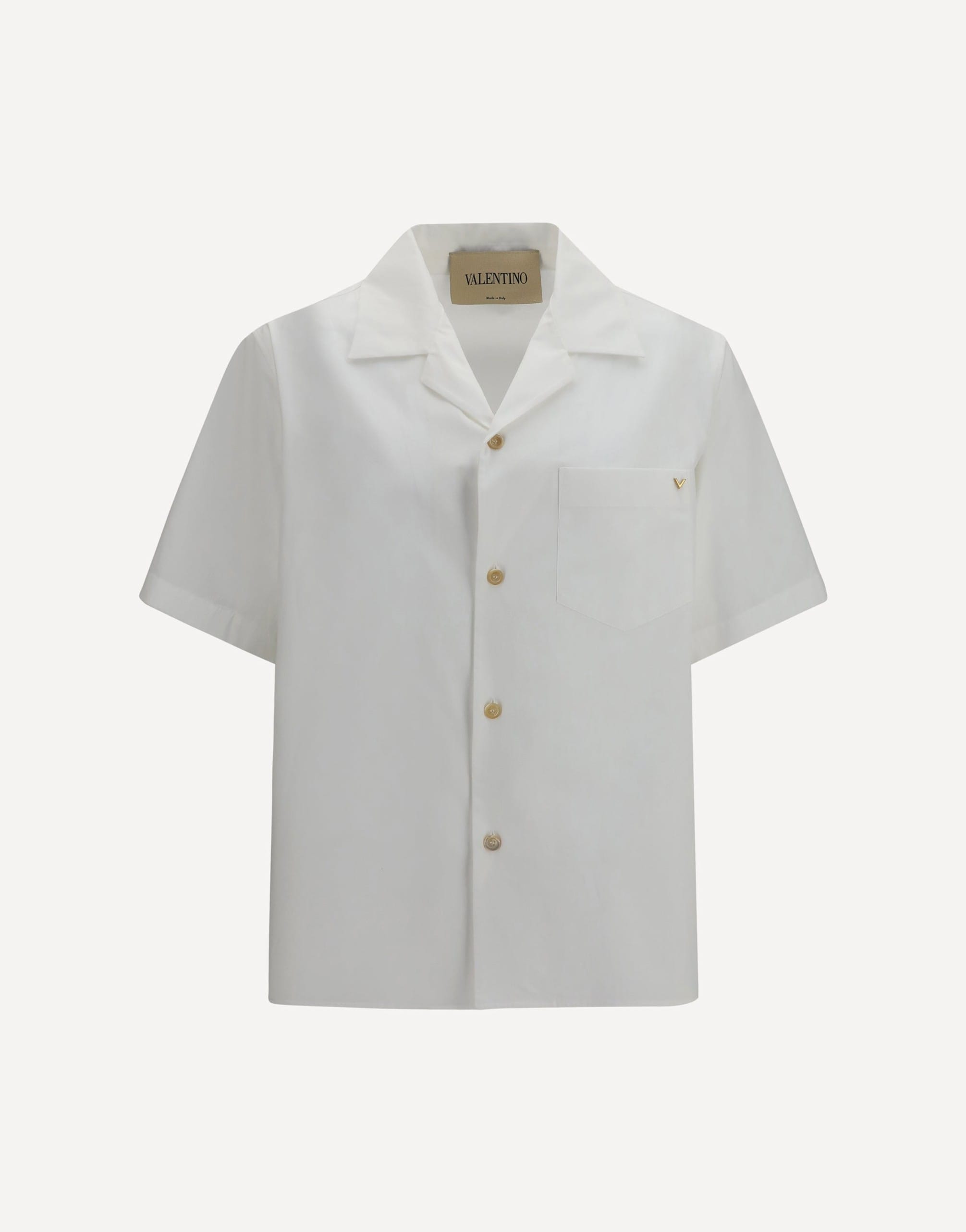 Valentino Valentino Short-Sleeve Shirt With Vlogo