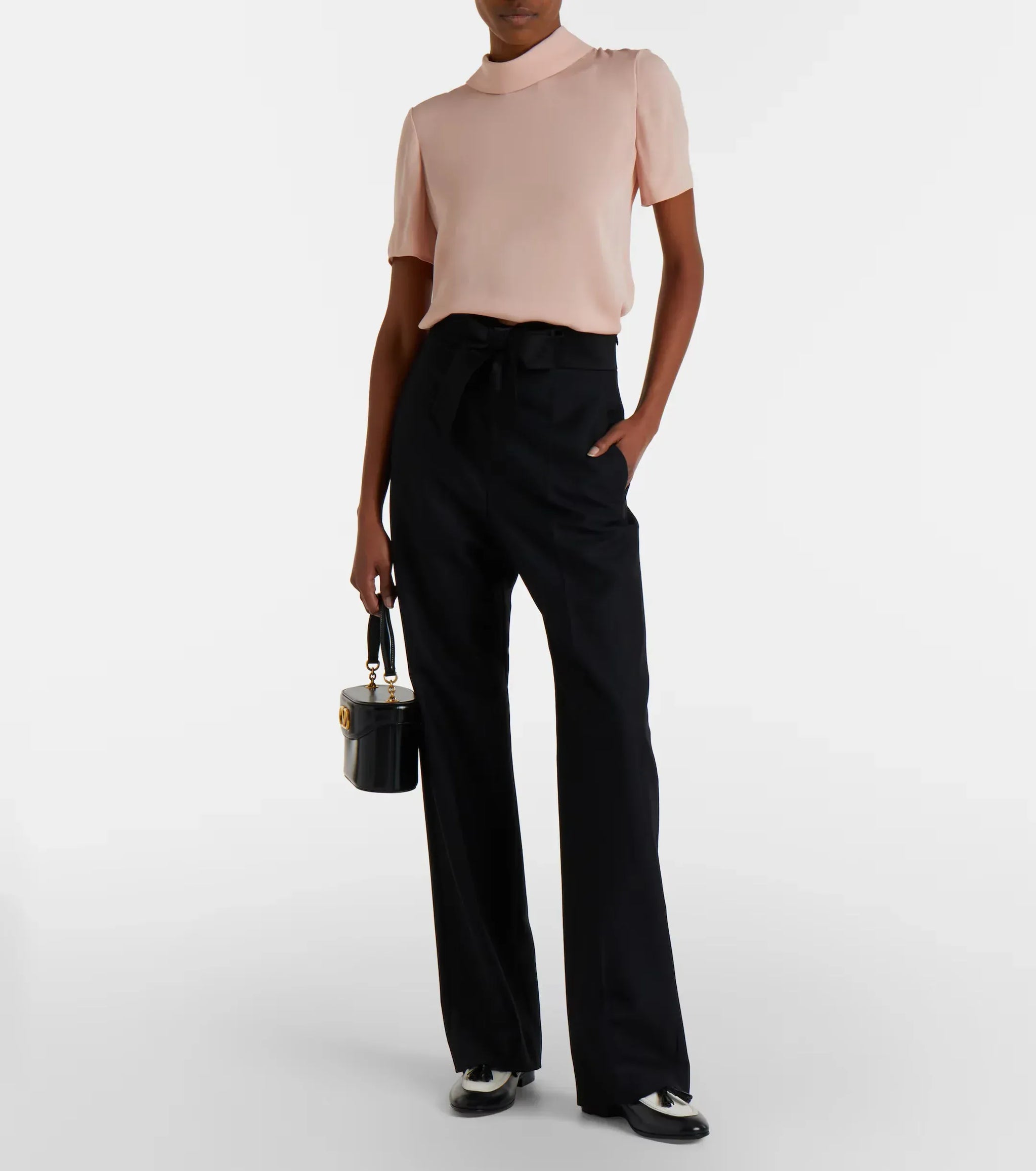 Valentino Top de Seda Georgete | Sendegaro BR
