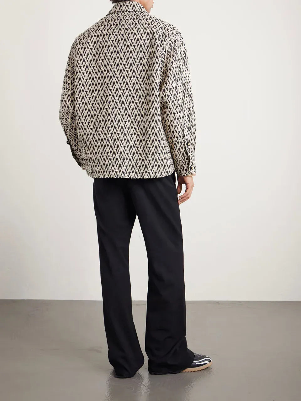 Valentino Toute La V Cotton-Blend Jacquard Jacket