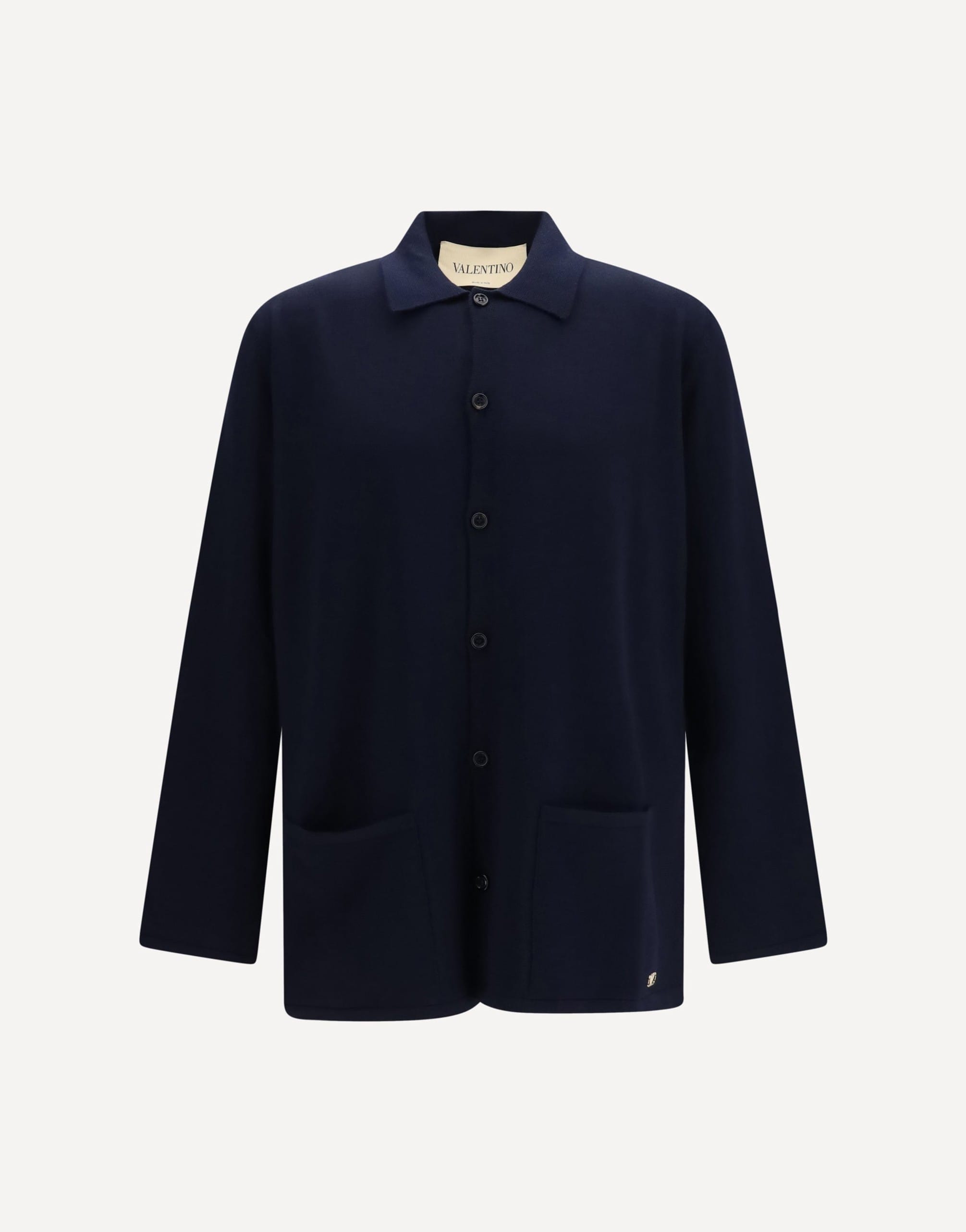 Valentino Valentino Wool Cardigan With Vlogo