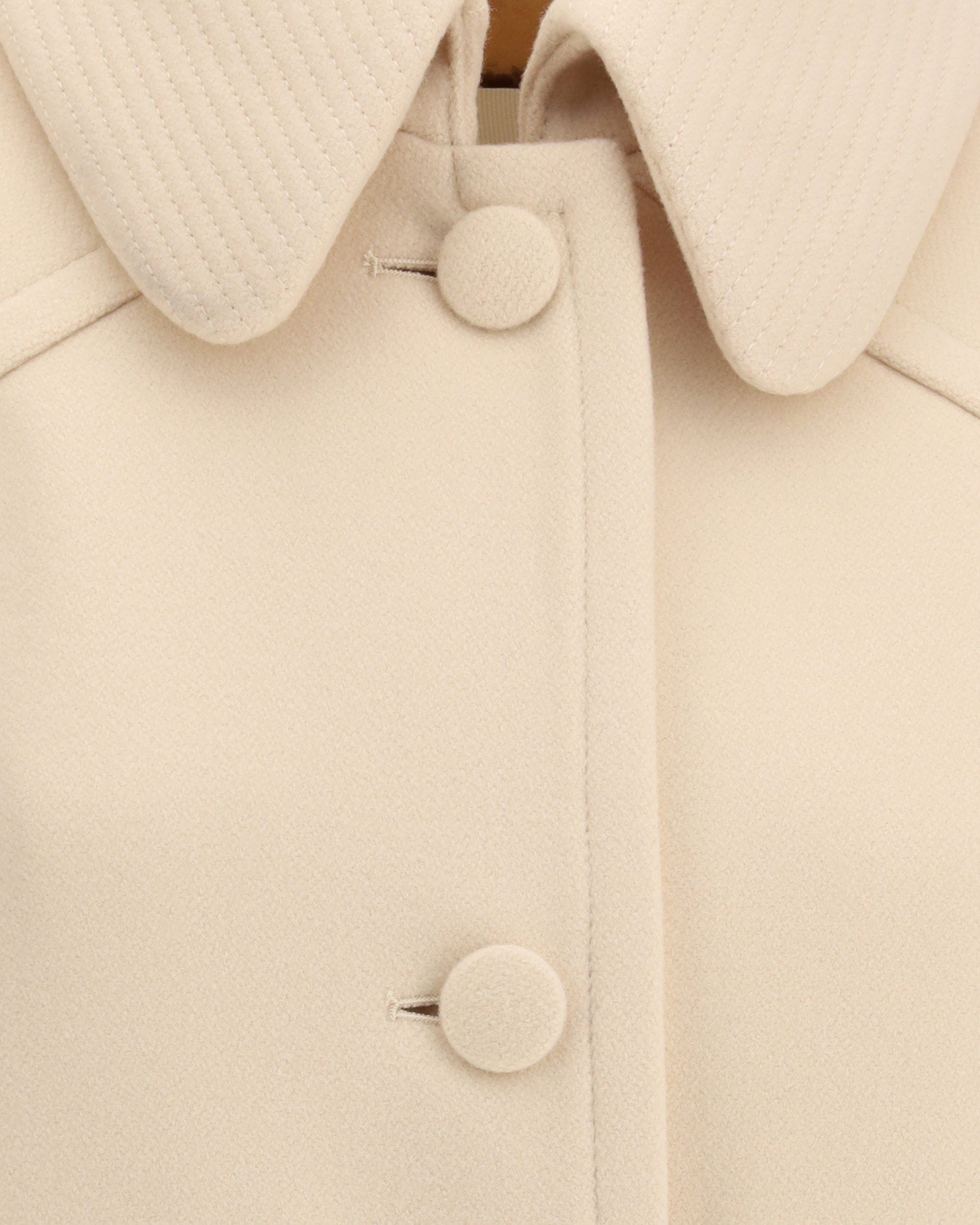 Valentino Wool Drap Caban Coat
