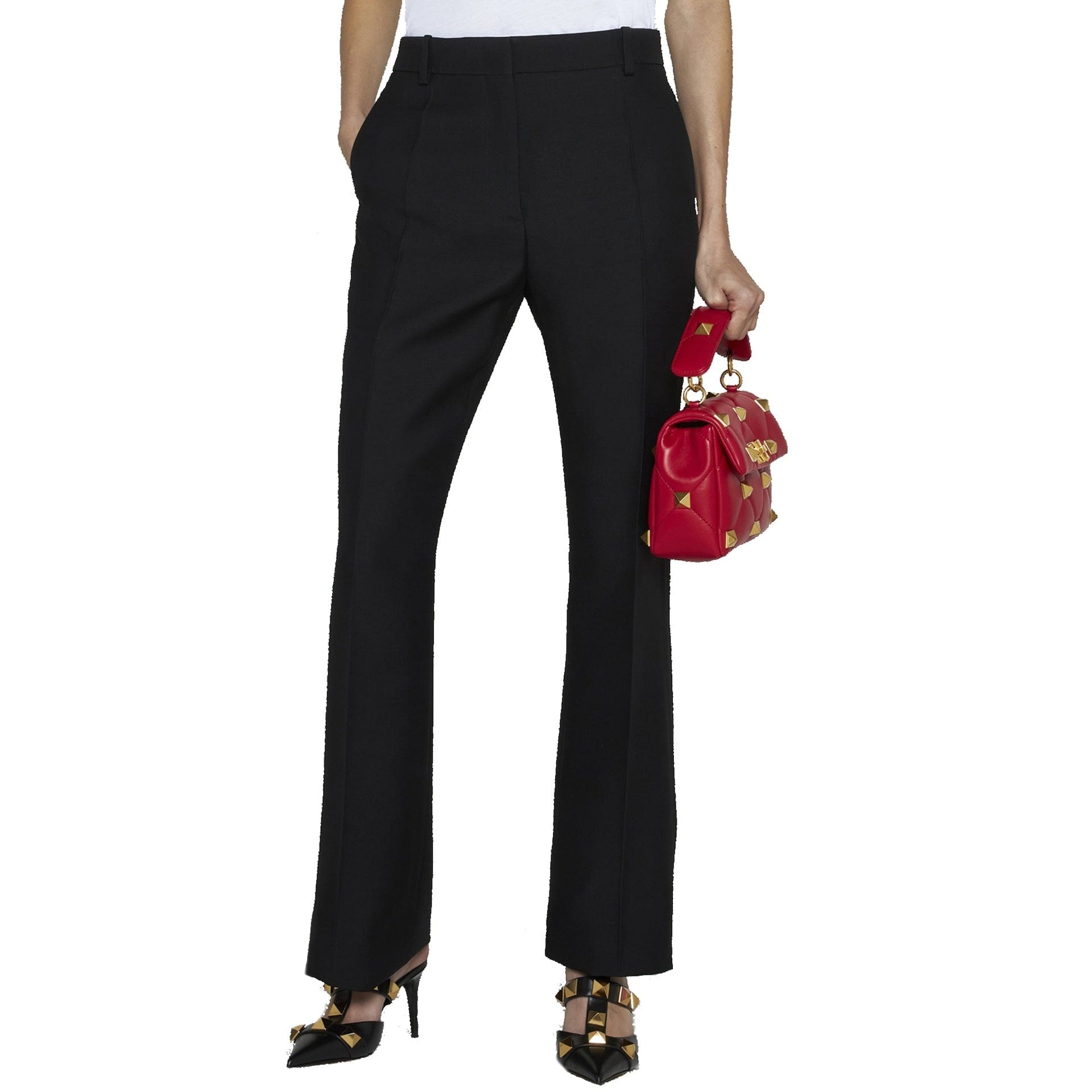 Valentino Wool Silk Trousers - alternate view