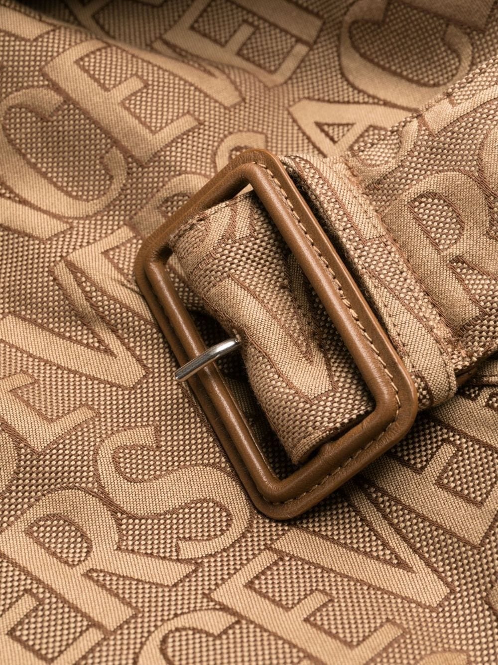 Versace Allover Logo-Jacquard Trench Coat | Sendegaro GR