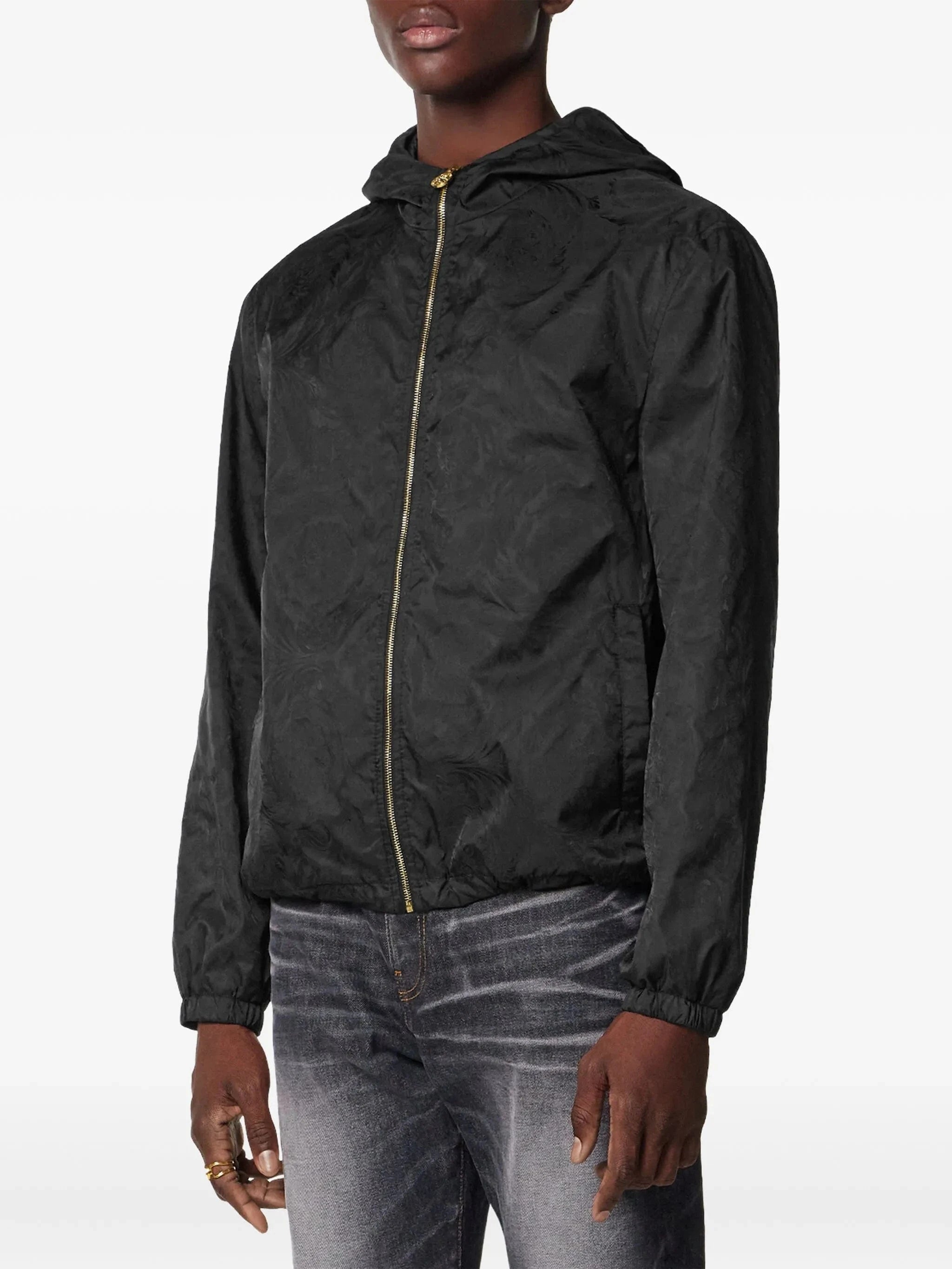 Versace Barocco Jacquard Windbreaker Jacket