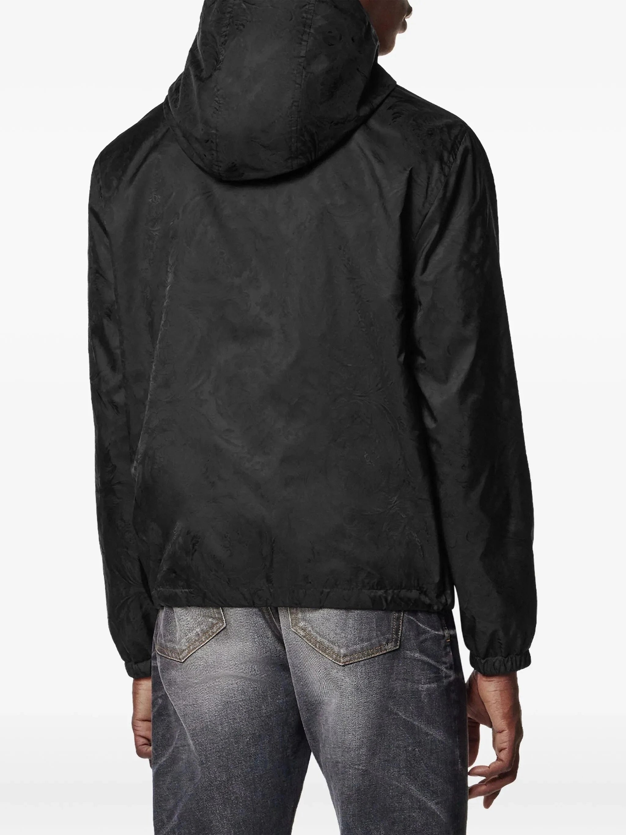 Versace Barocco Jacquard Windbreaker Jacket