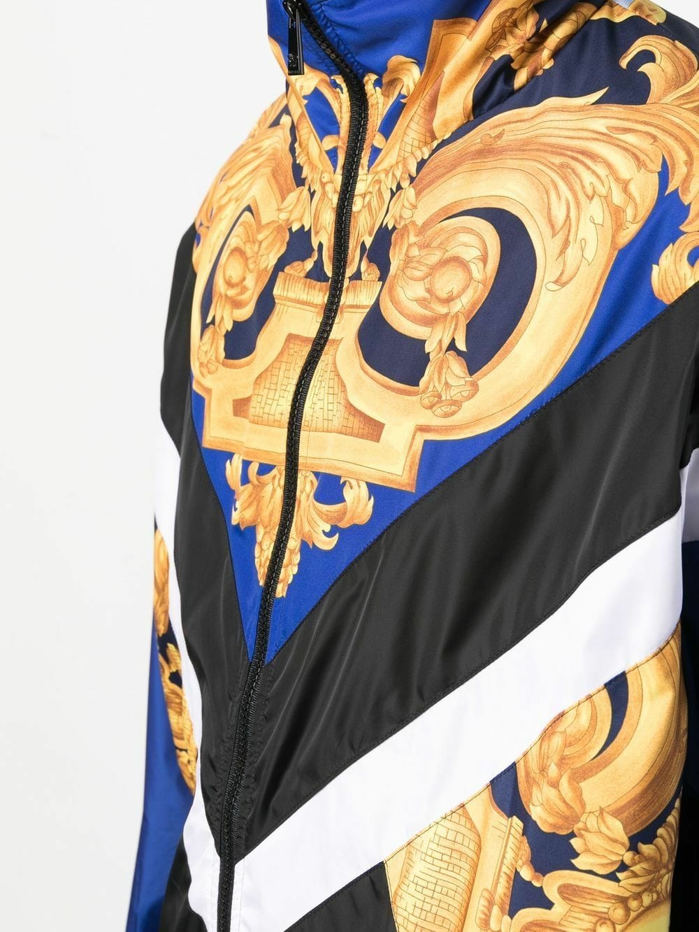 Versace Barocco Print Nylon Blouson Jacket