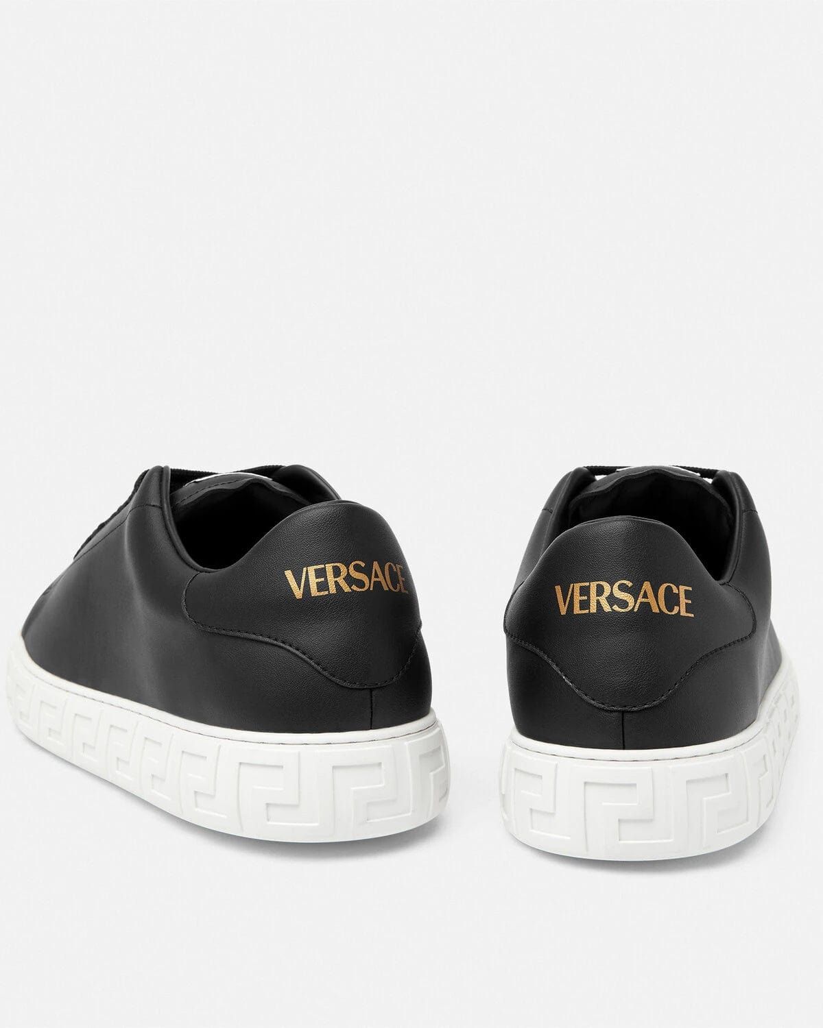 Versace Black Greca sneakers Sendegaro US - Main Image