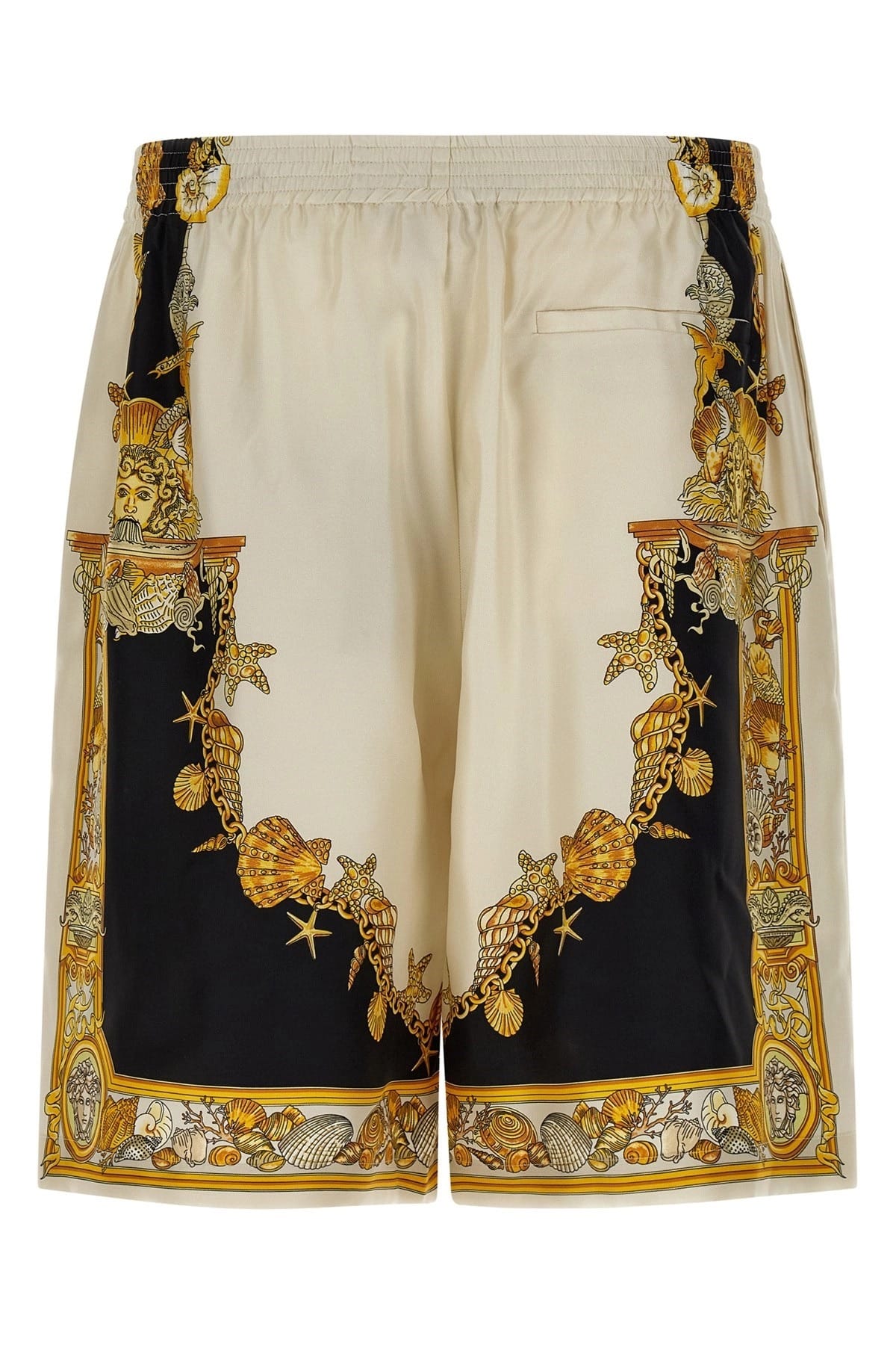 Versace Versace Coral Theatre Print Bermuda Shorts