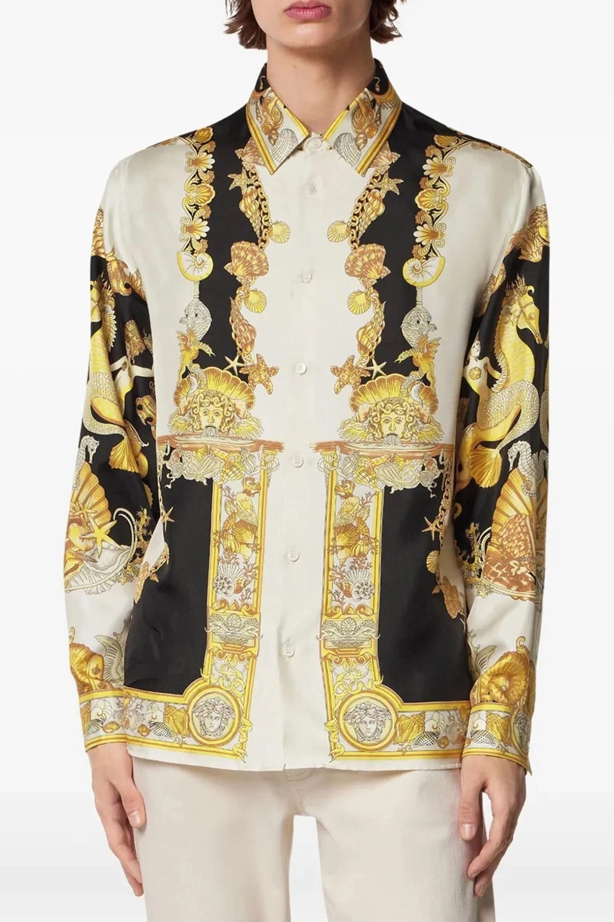 Versace Coral Theatre Shirt - alternate view