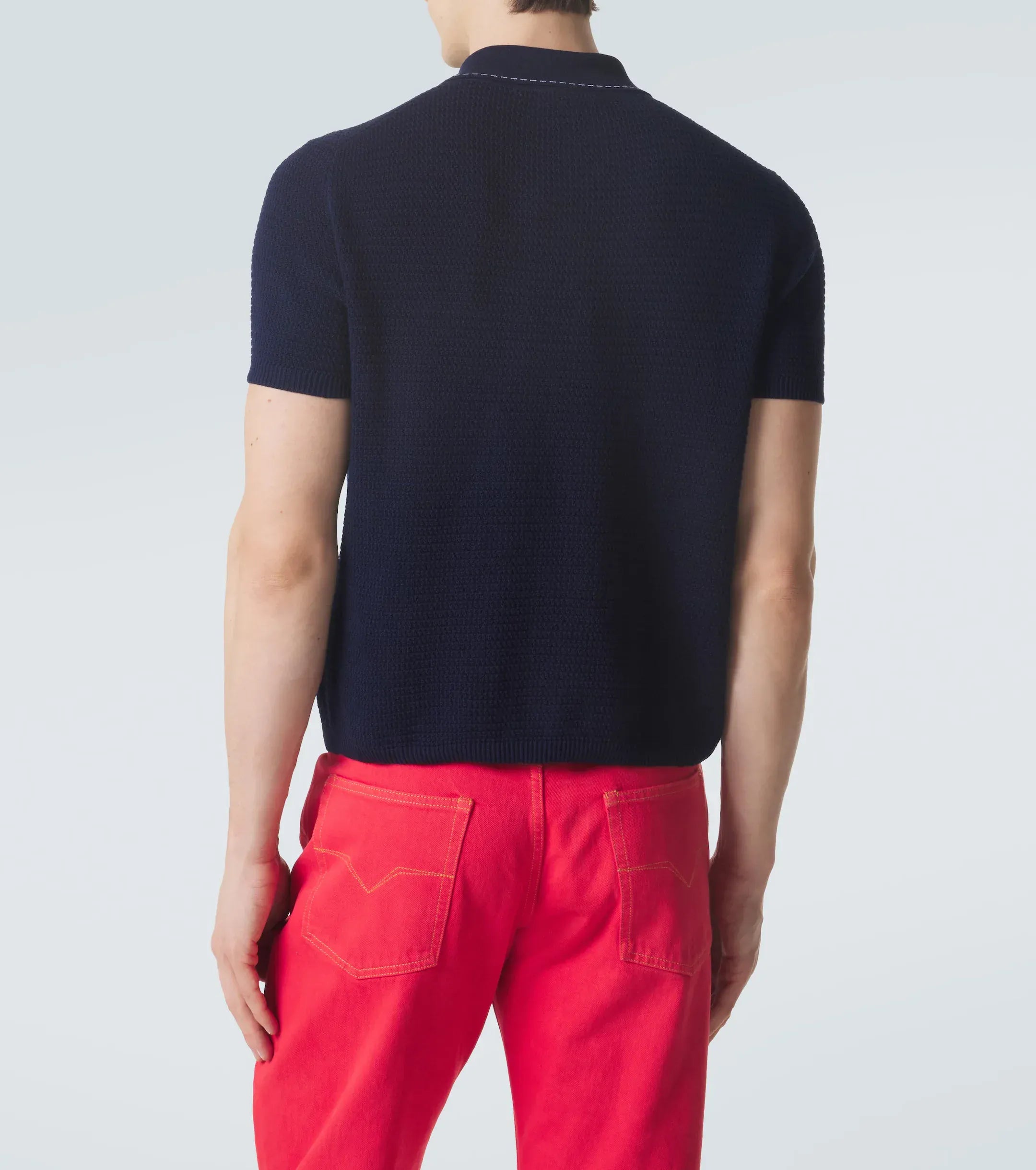 Versace Cotton Knit Polo