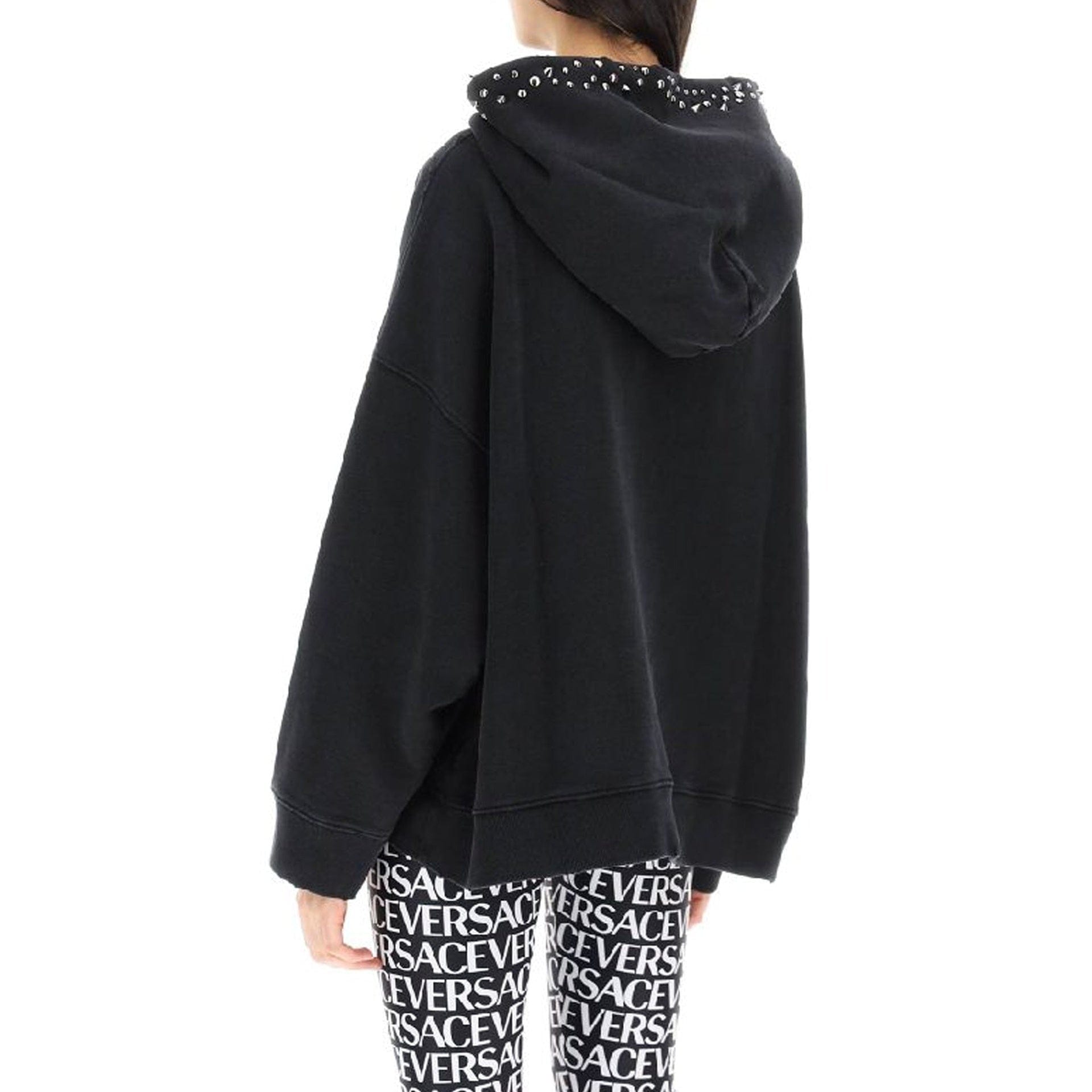 Versace Cotton Logo Sweatshirt Hoodie