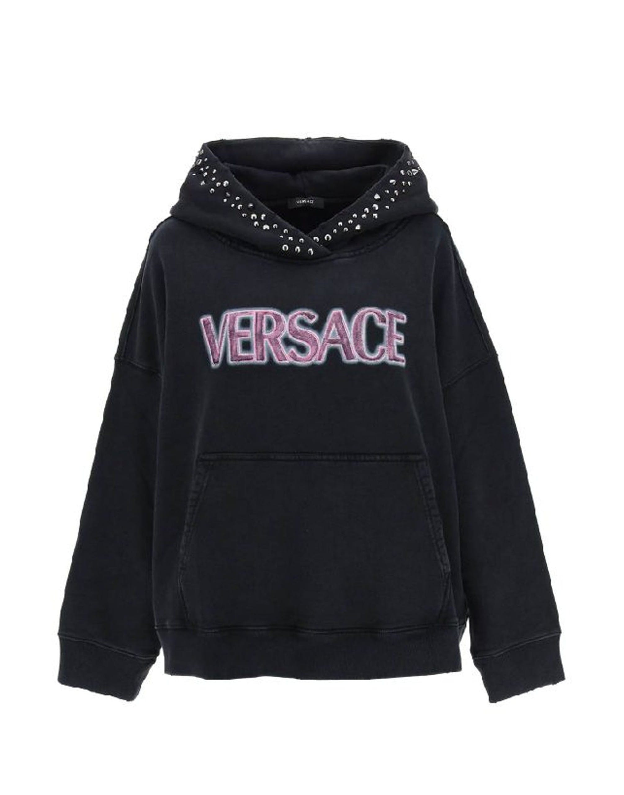 Versace Cotton Logo Sweatshirt Hoodie