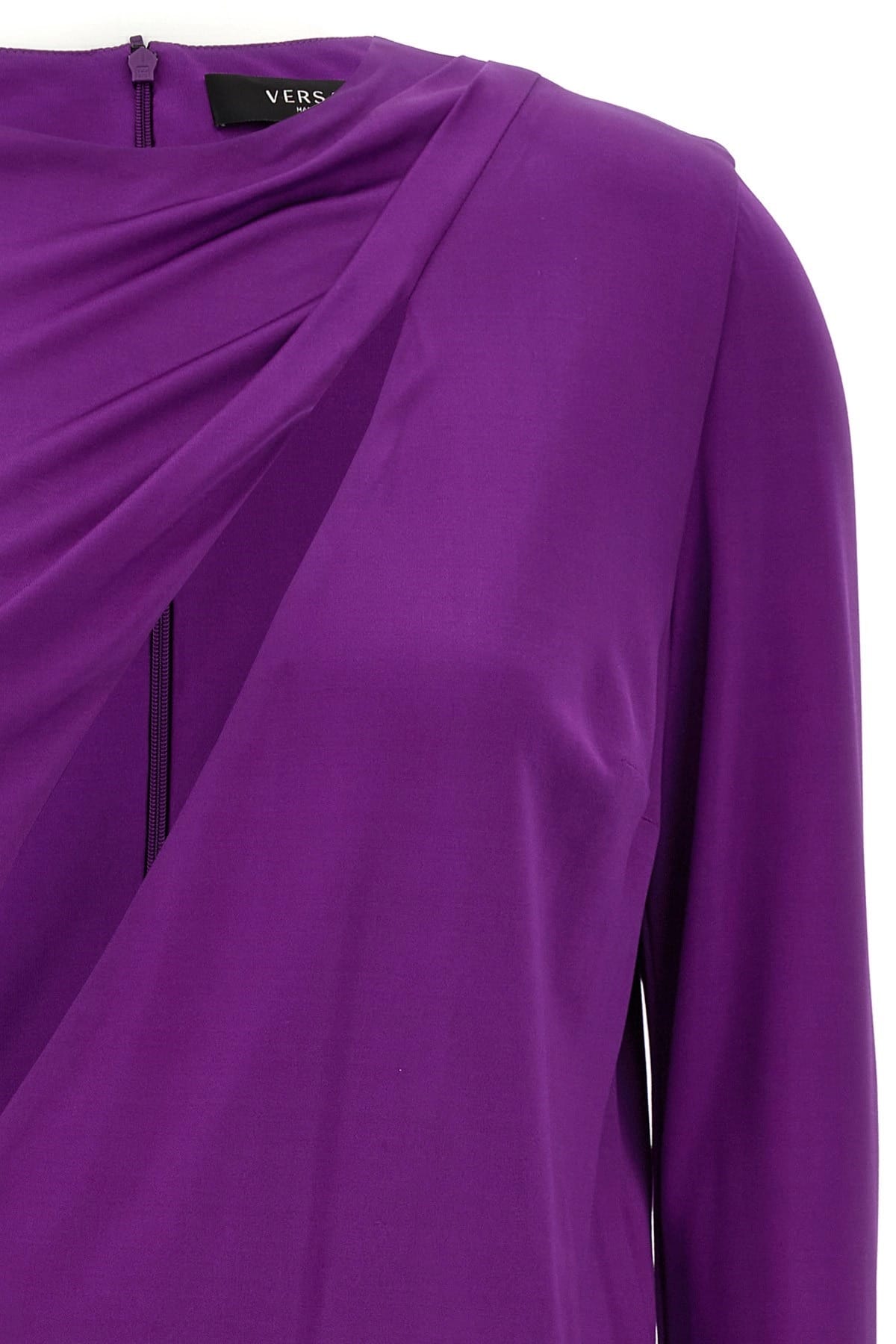 Versace Versace Cut-Out Jersey Dress