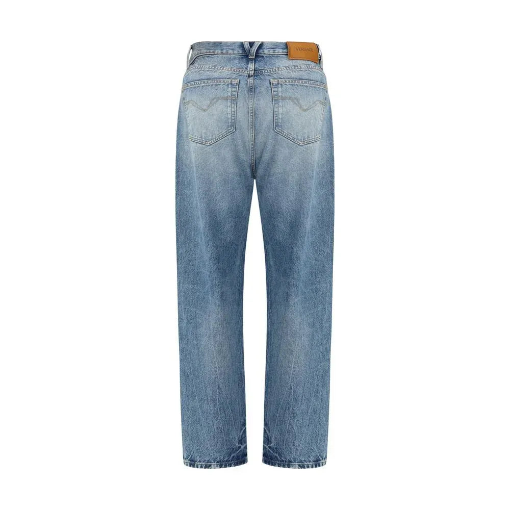 Versace Distressed Denim Jeans
