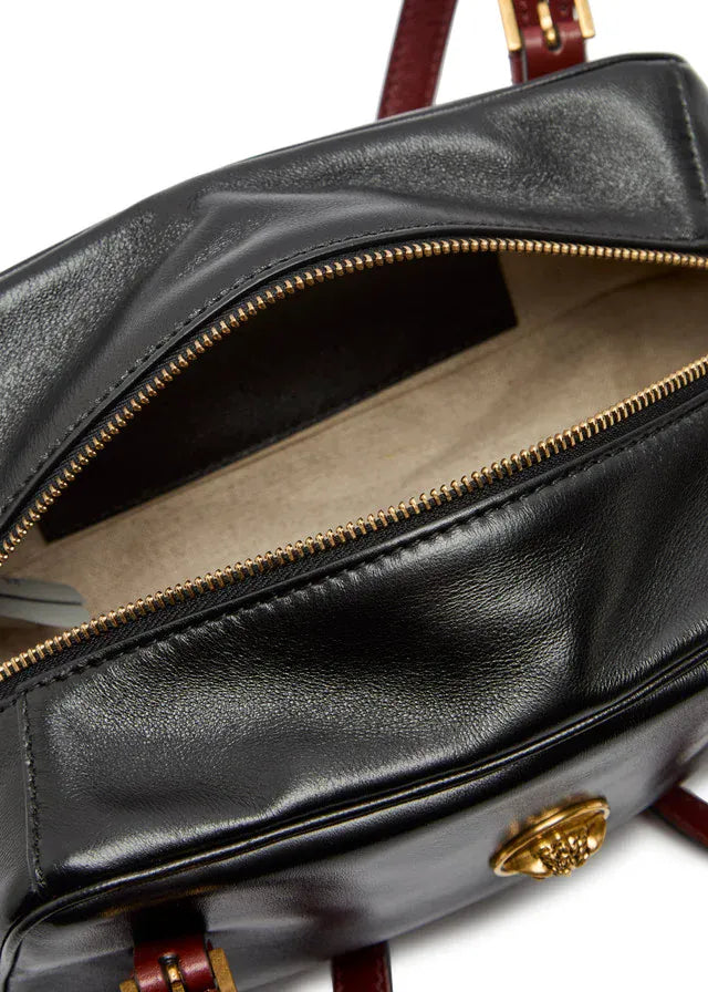 Versace Emblème Nappa Bowling Shoulder Bag
