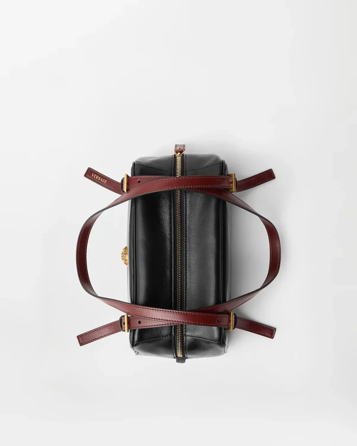 Versace Emblème Nappa Bowling Shoulder Bag
