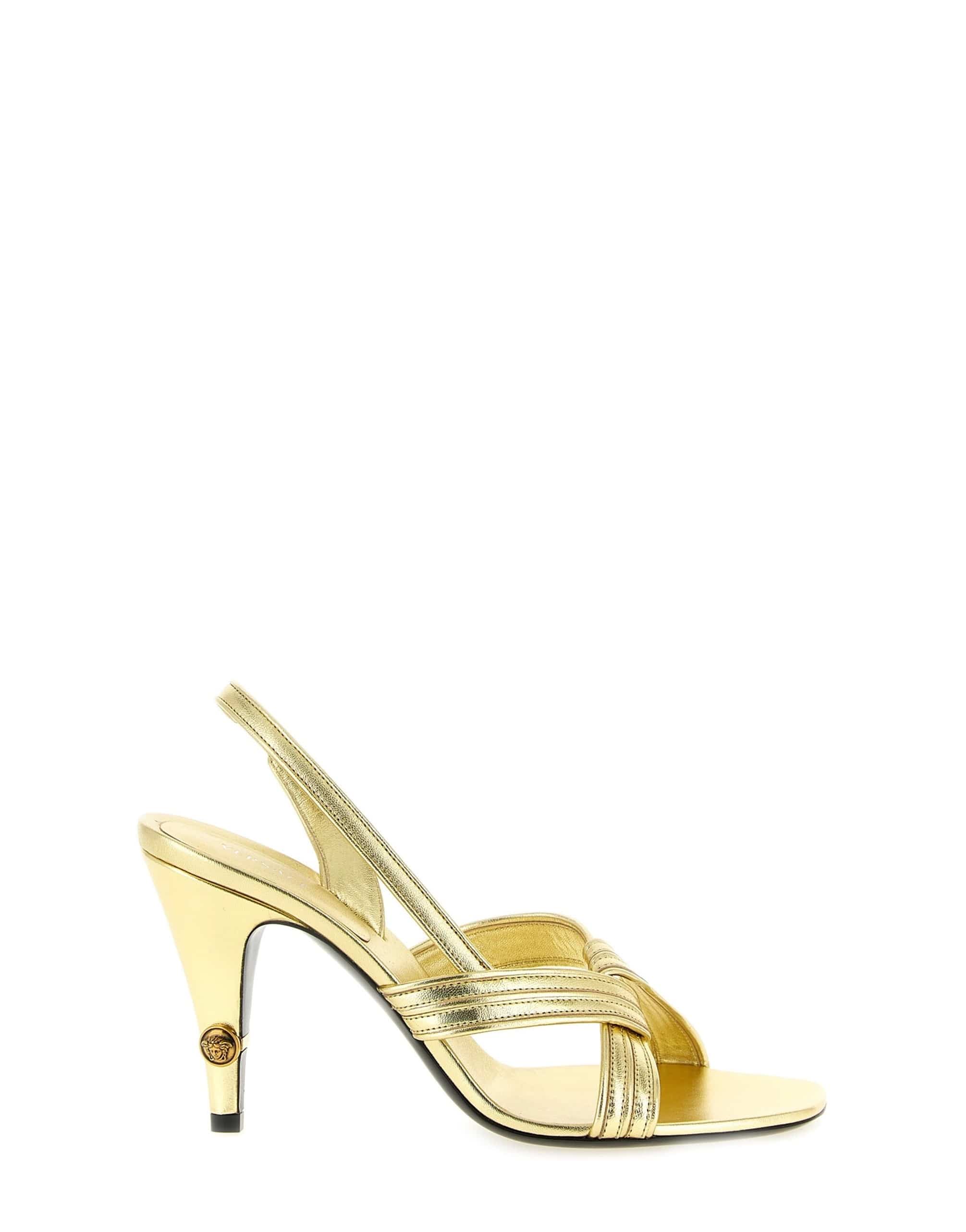 Versace Versace Gianni Metallic Sandals