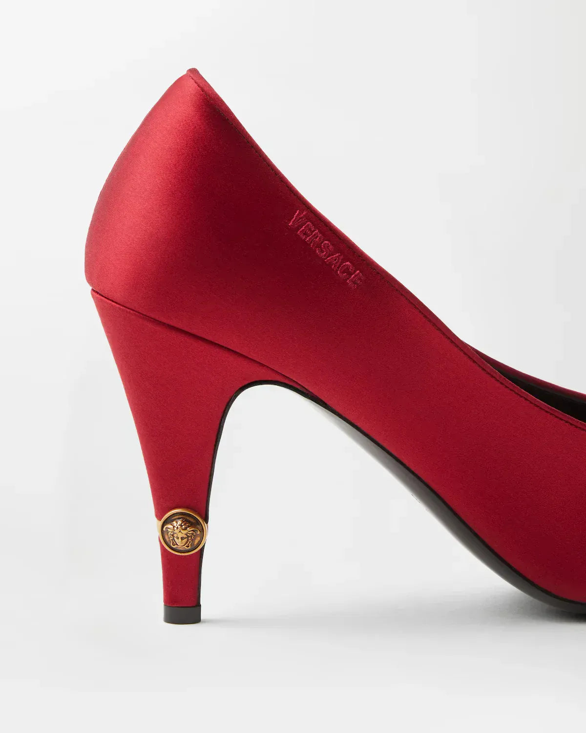 Versace Gianni Satin 90mm Pumps