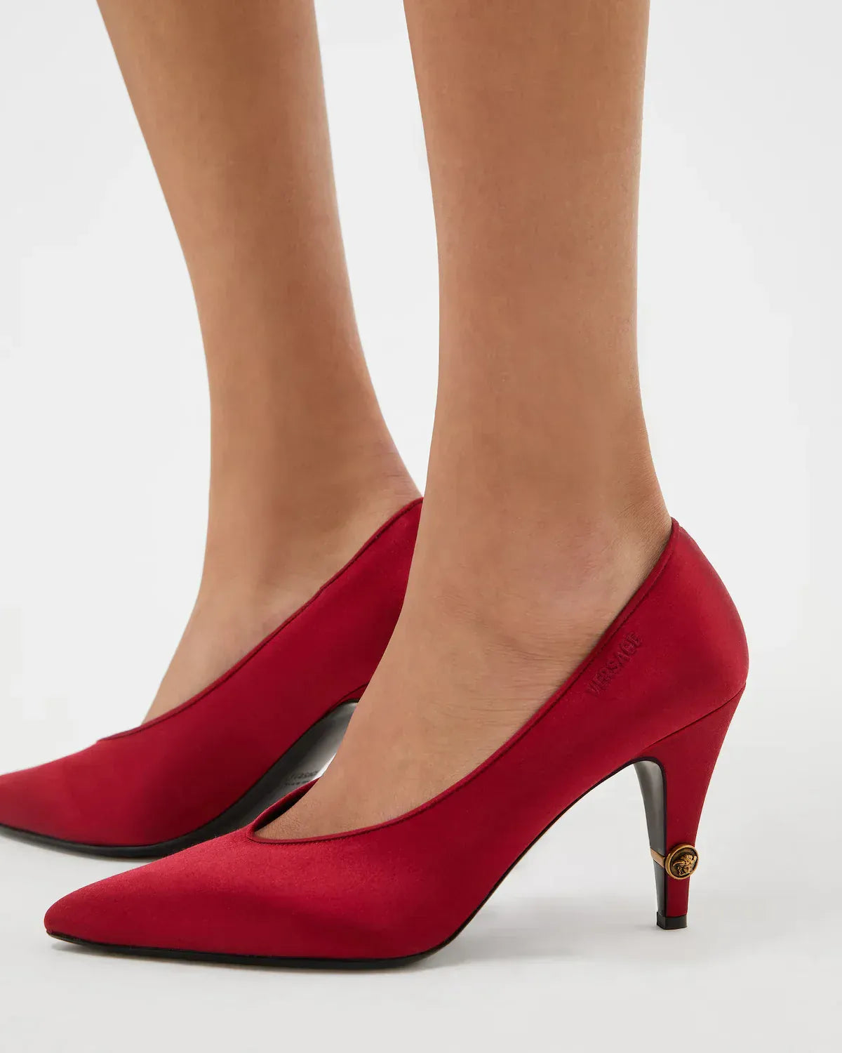 Versace Gianni Satin 90mm Pumps