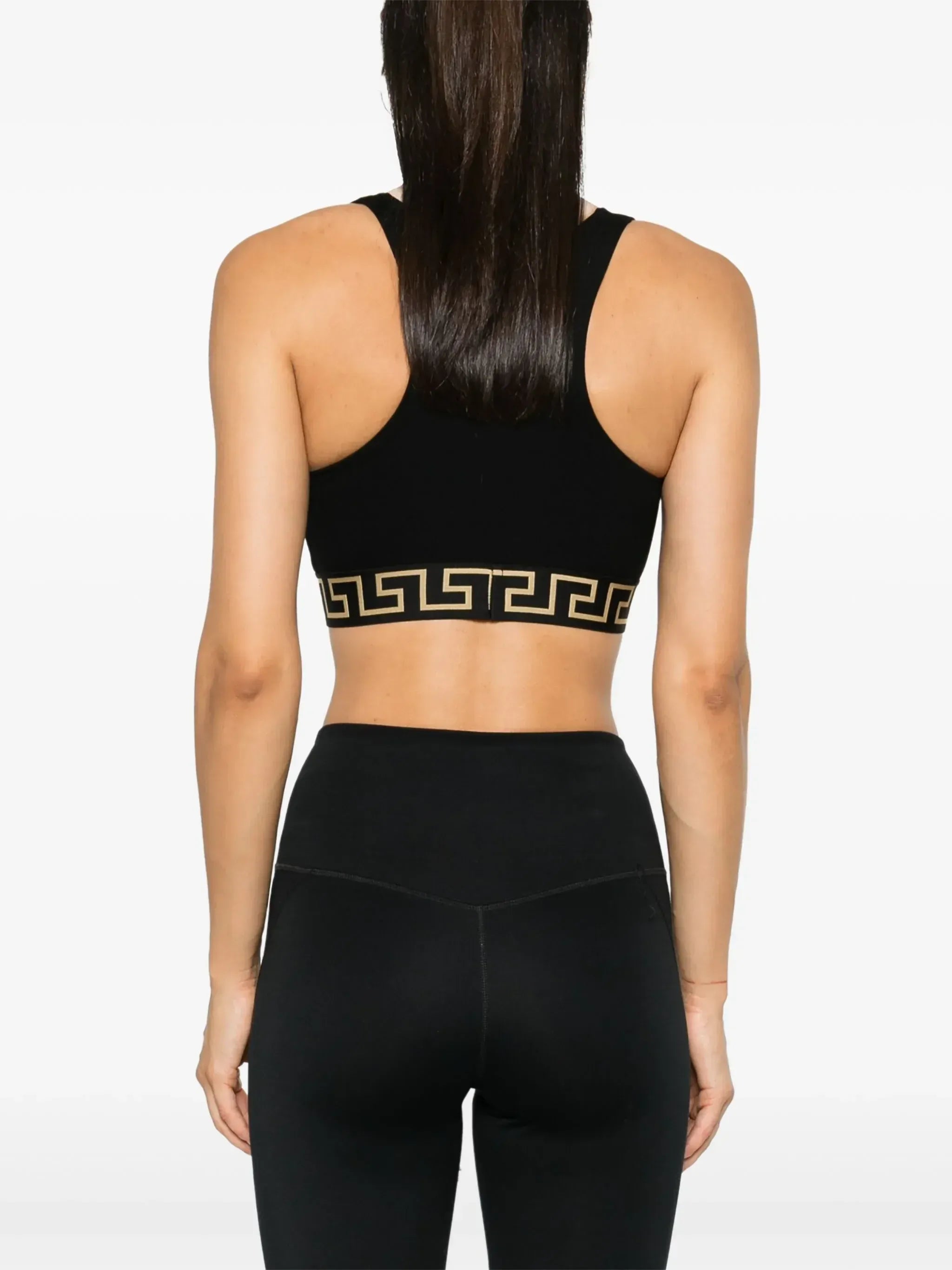 Versace Greca-Border Crop Top Bralette