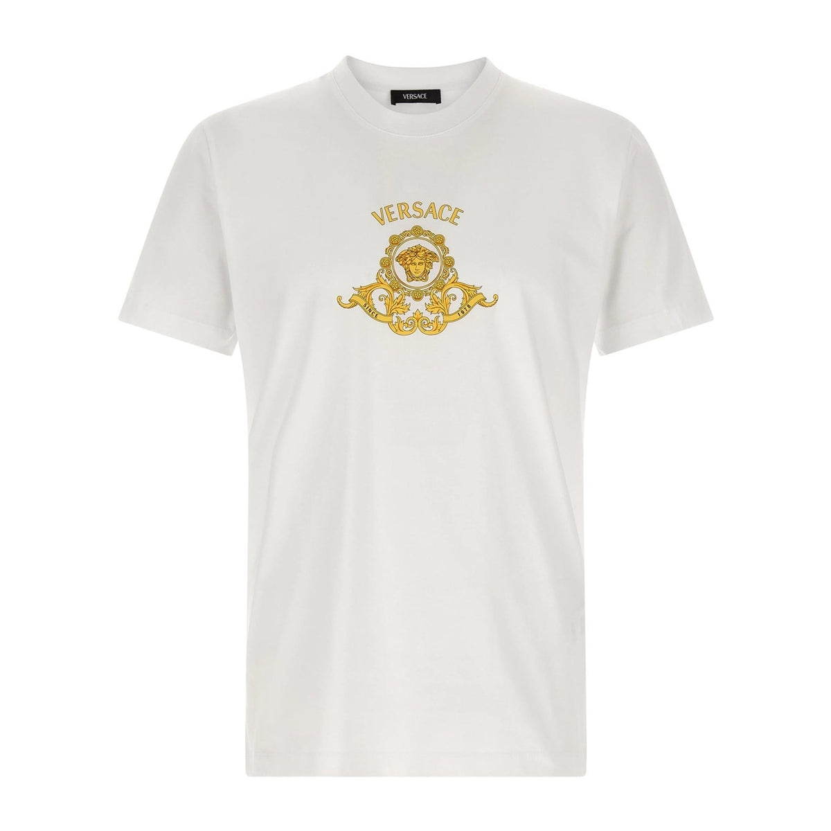 Versace Hall Of Heroes Crest T-Shirt | Sendegaro IT